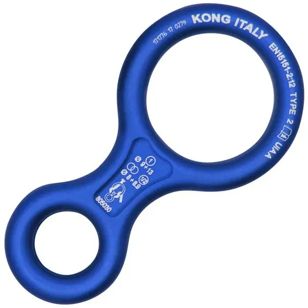 Klassischer Abseiler aus anodisiertem Aluminium Kong 8