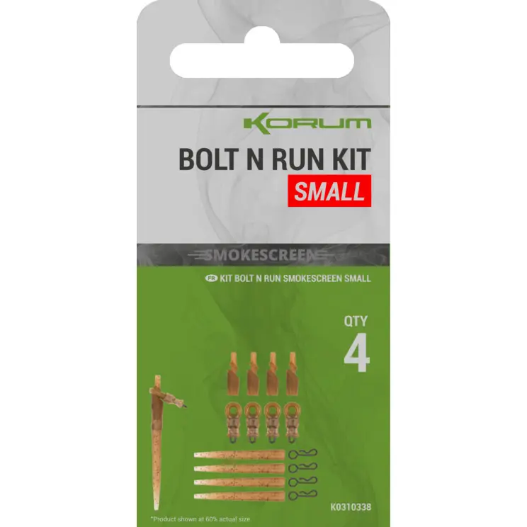 Manicotto di camuffamento grande Korum Bolt'N'Run (x4)