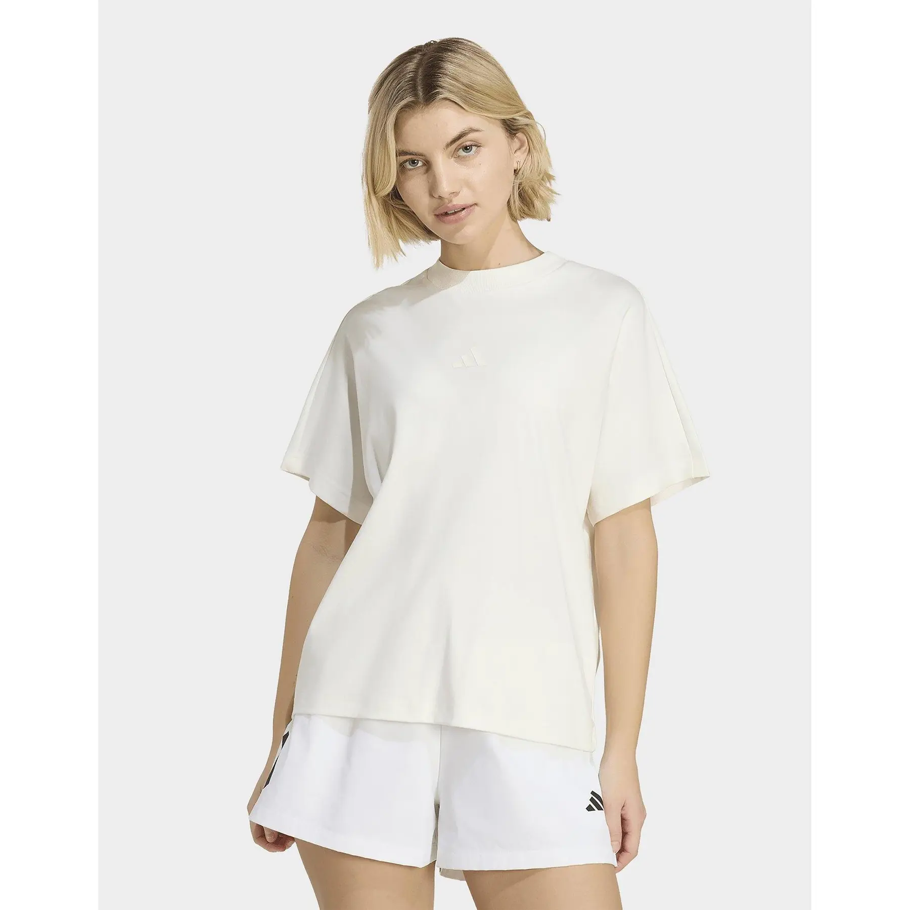 Camiseta holgada de mujer adidas Soft Lux