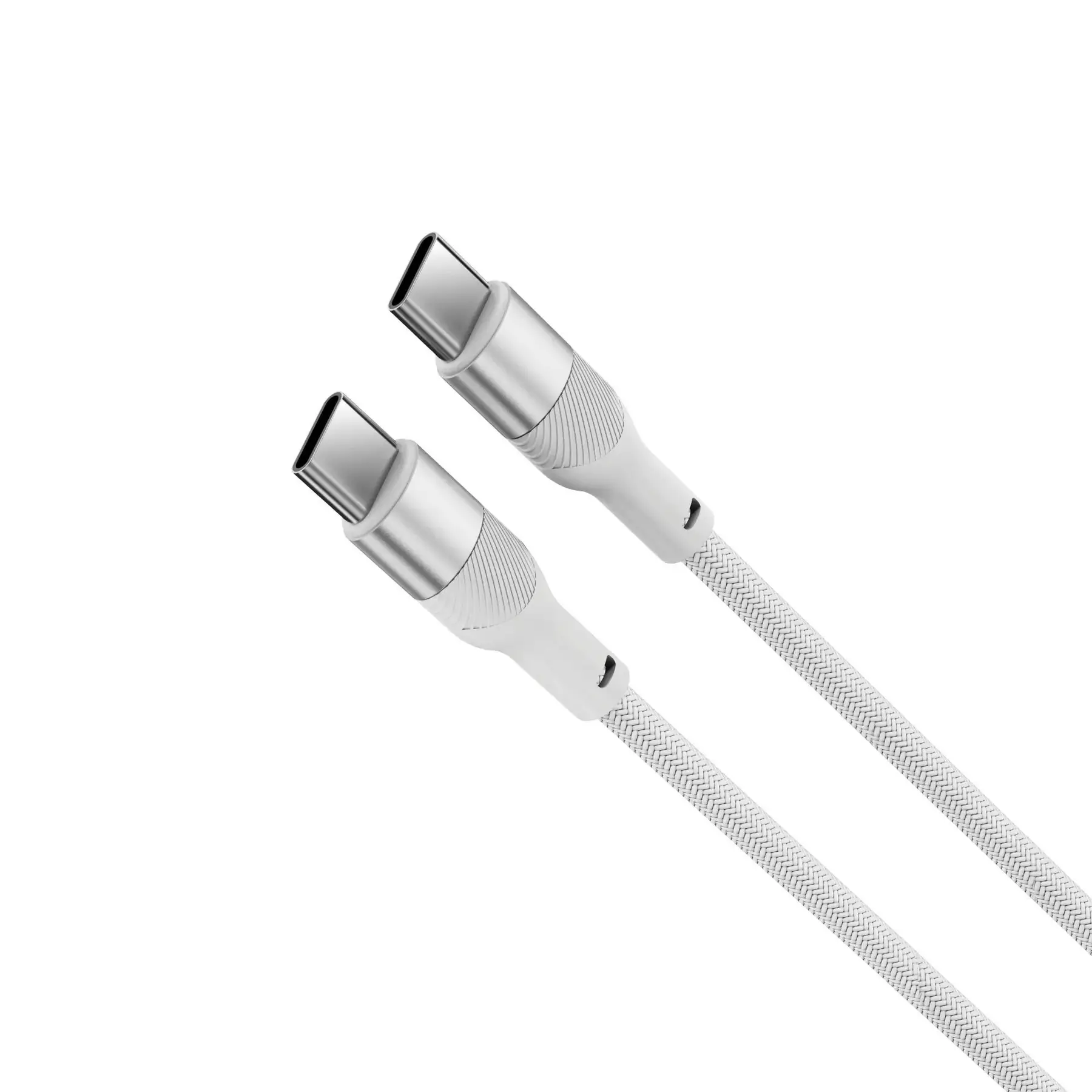 Cinch-USB-C/USB-C geflochten Ksix