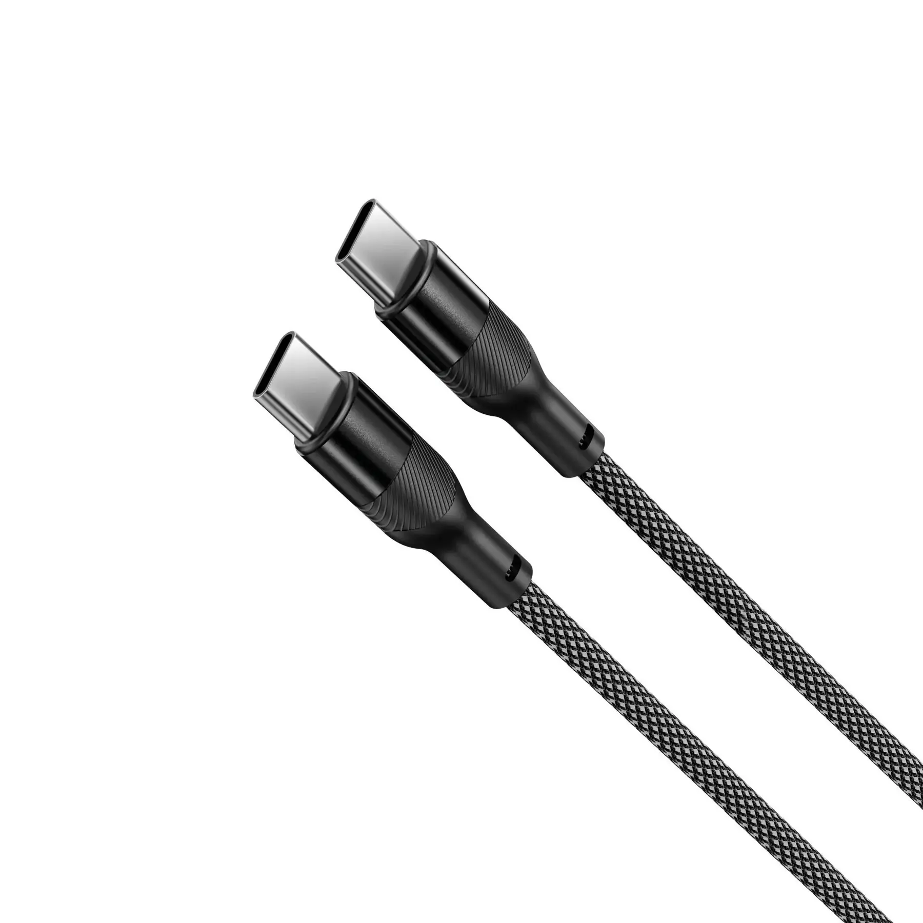 Cinch-USB-C/USB-C geflochten Ksix