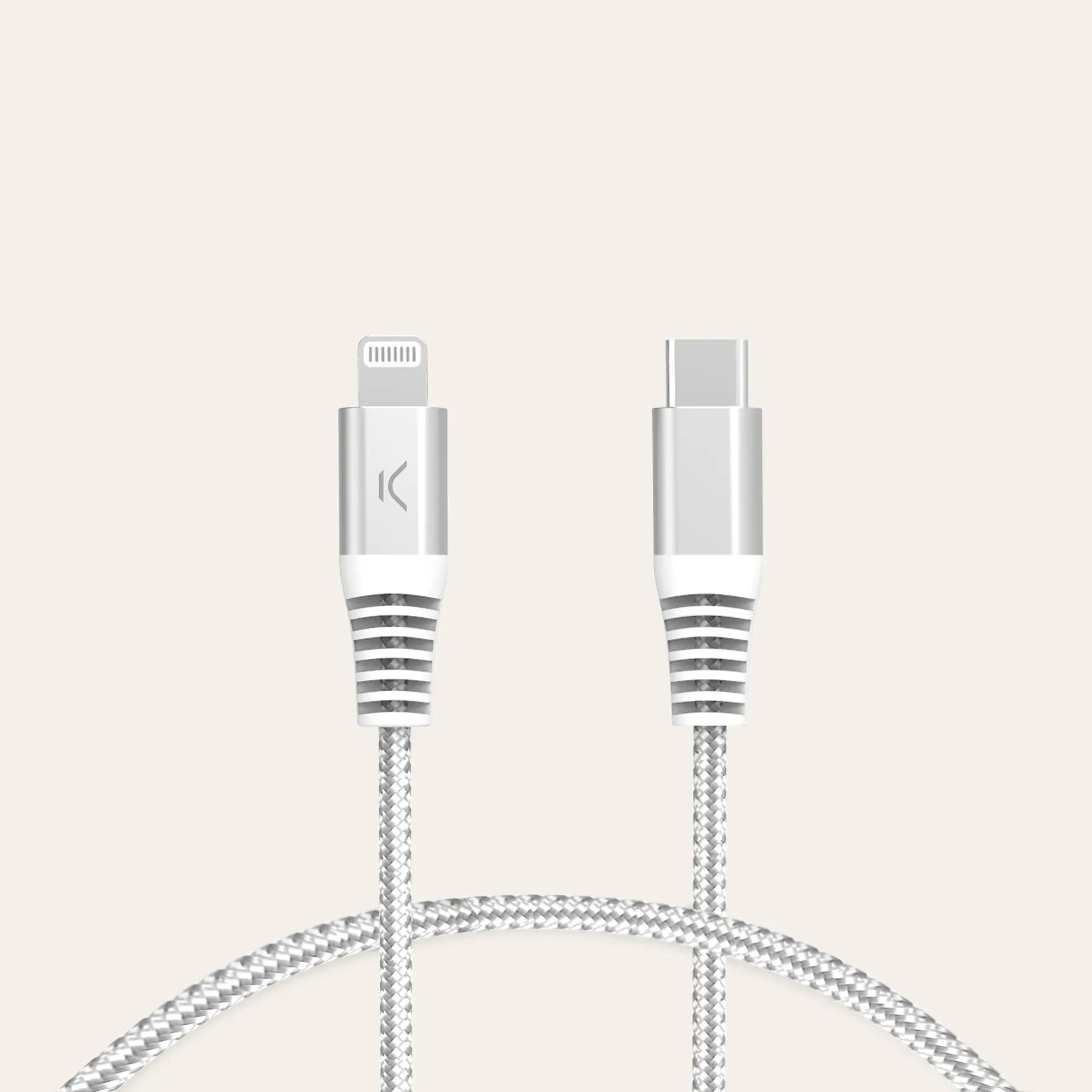 60 W USB-C auf Lightning Lade- und Datenkabel kompatibel mit iPhone Ksix