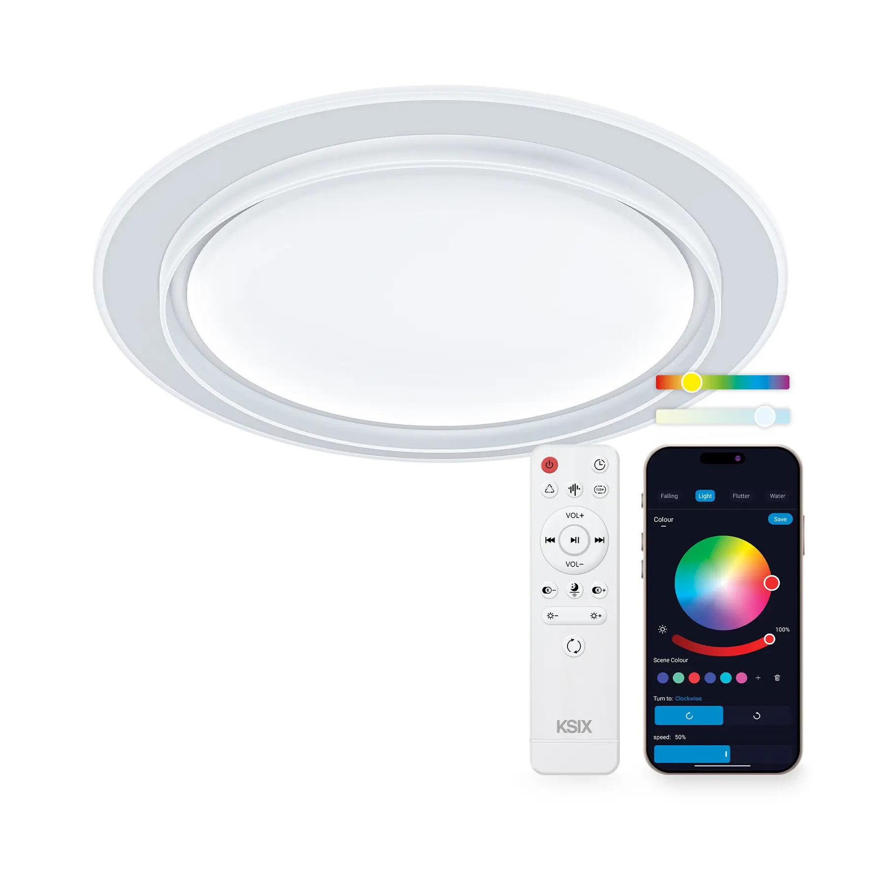 Intelligente LED-Deckenleuchte Ksix Sfera