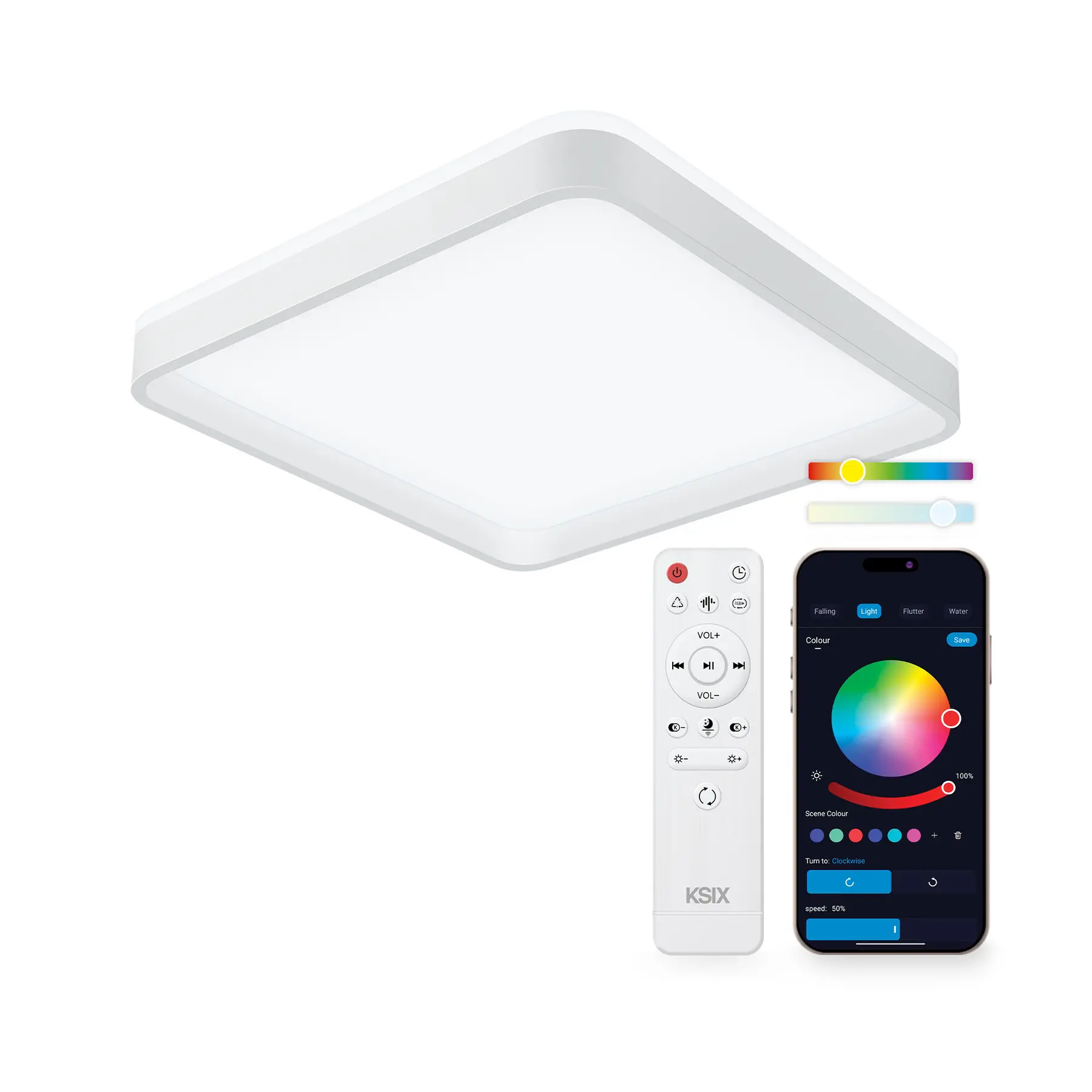 Intelligente LED-Deckenleuchte Ksix Stellar Plus