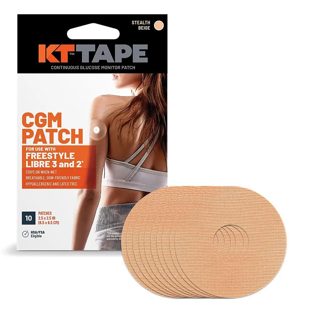 Koude behandeling KT Tape Freestyle Libre CGM