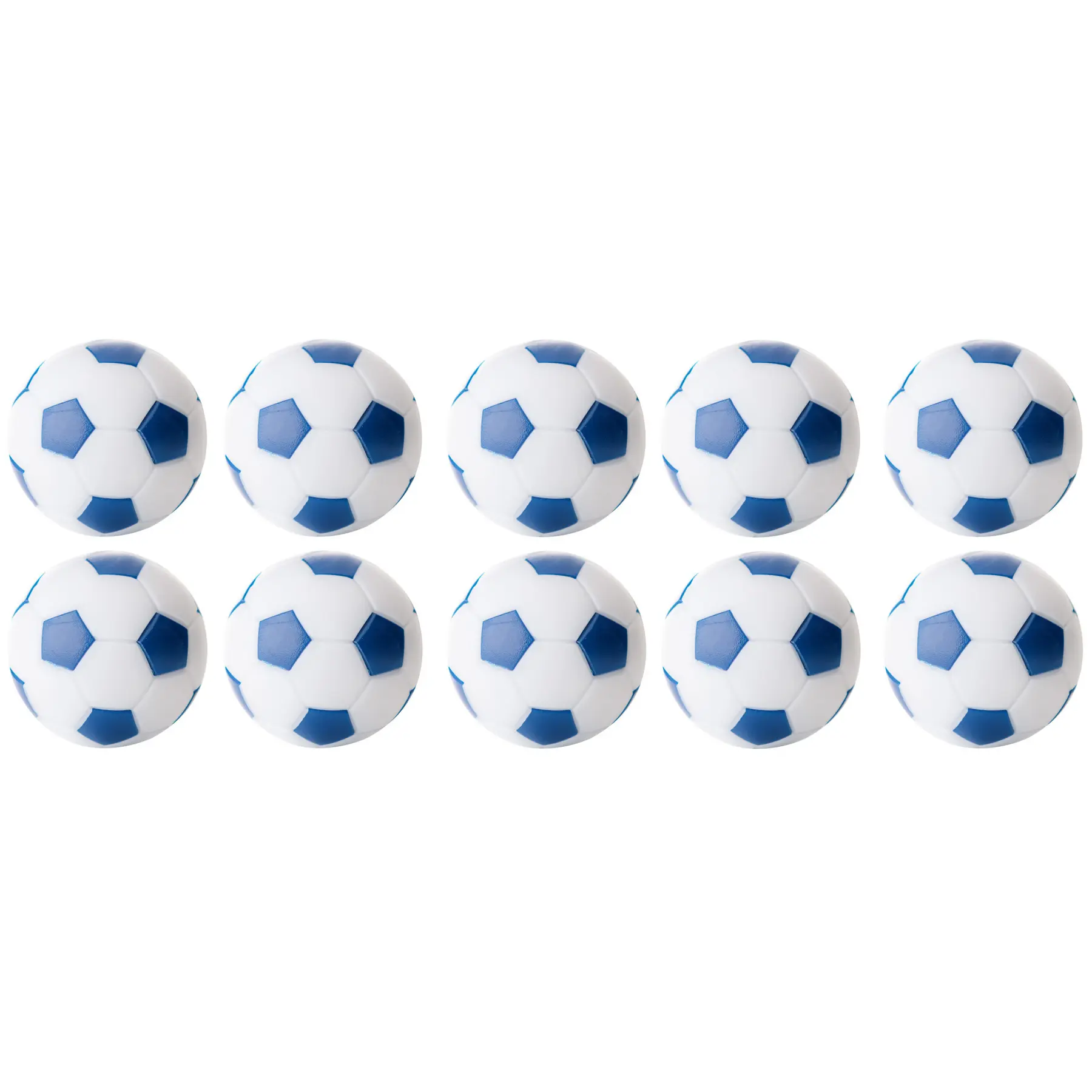 Robertson Blau/Weiss/Mehrfarbig Tischfussball Kickerbälle, Farbig, 10Er-Set - Image 3