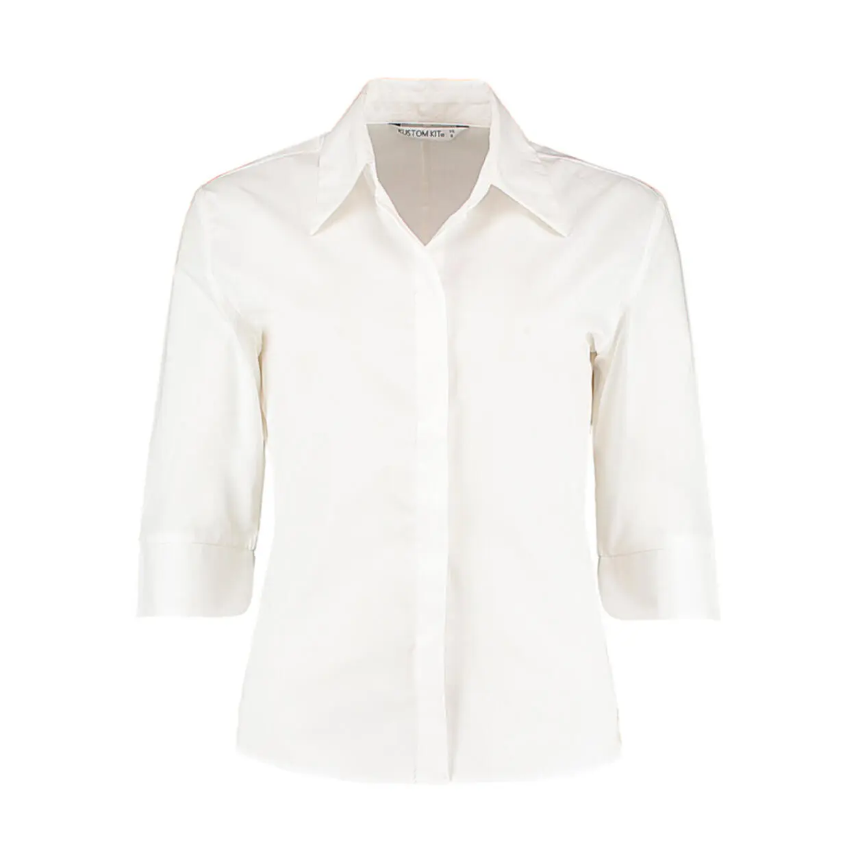Bluse, 3/4-Ärmel, Damen Kustom Kit Continental