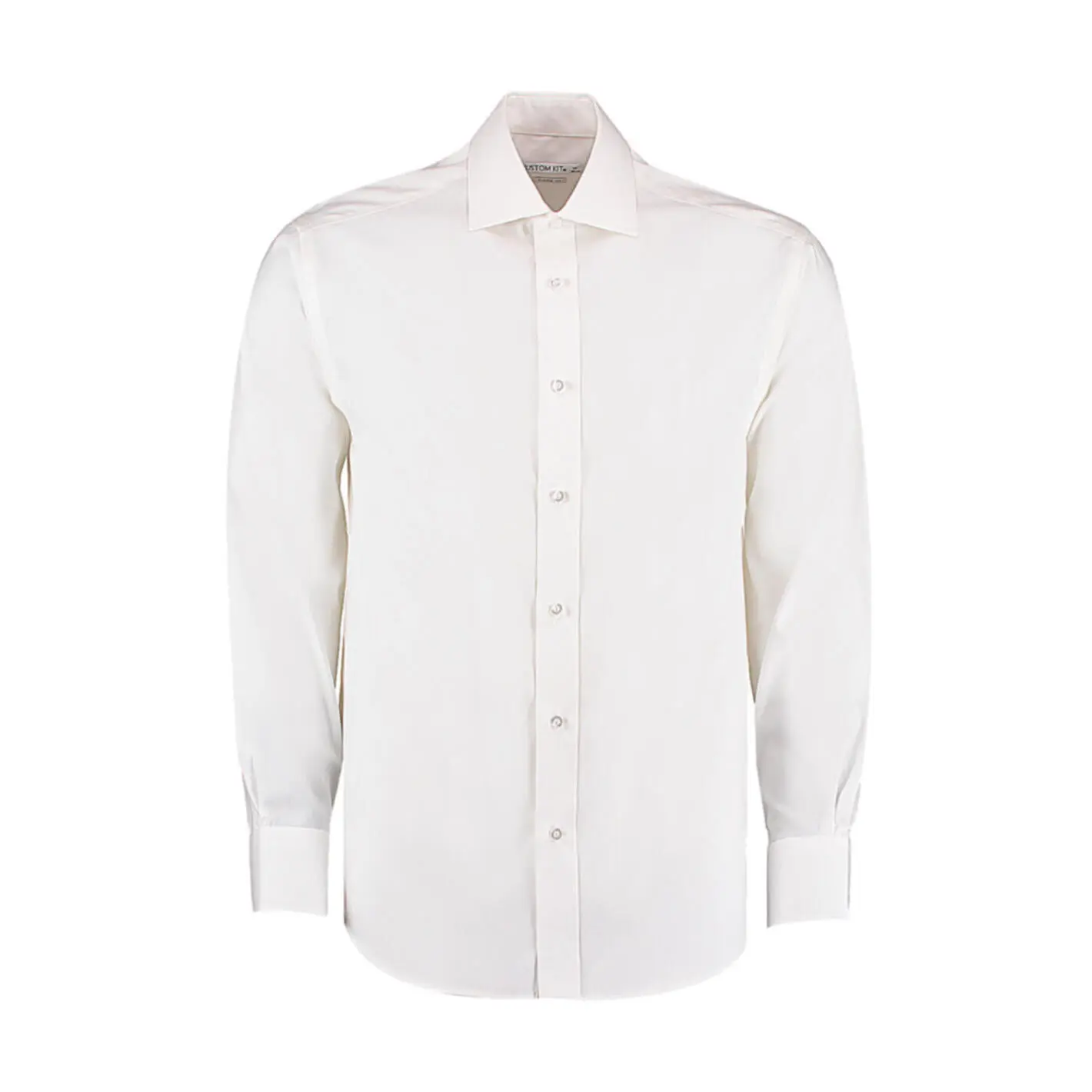 Langarmshirt Kustom Kit Premium Cutaway Oxford Classic Fit