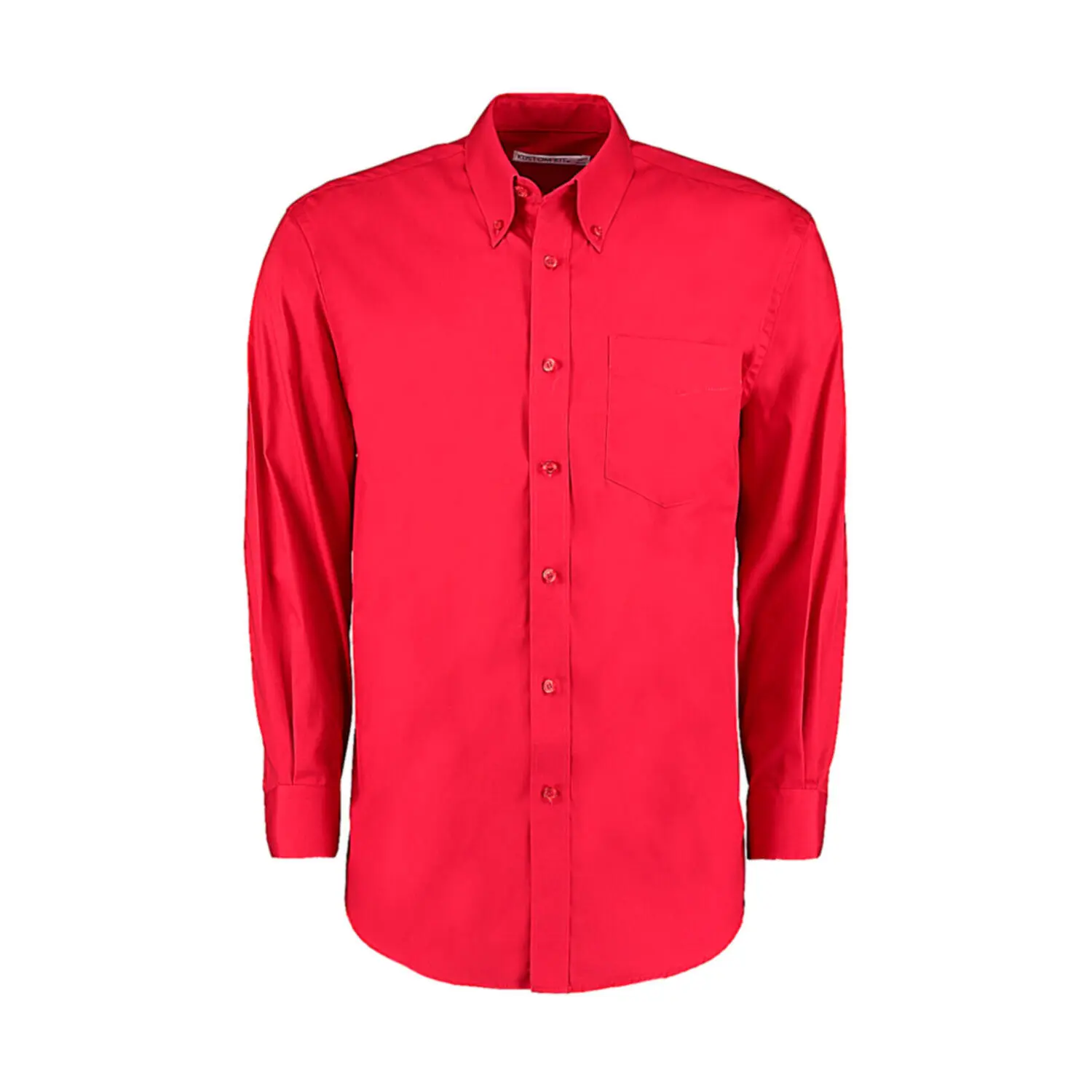 Langarmshirt Kustom Kit Premium Oxford Classic Fit