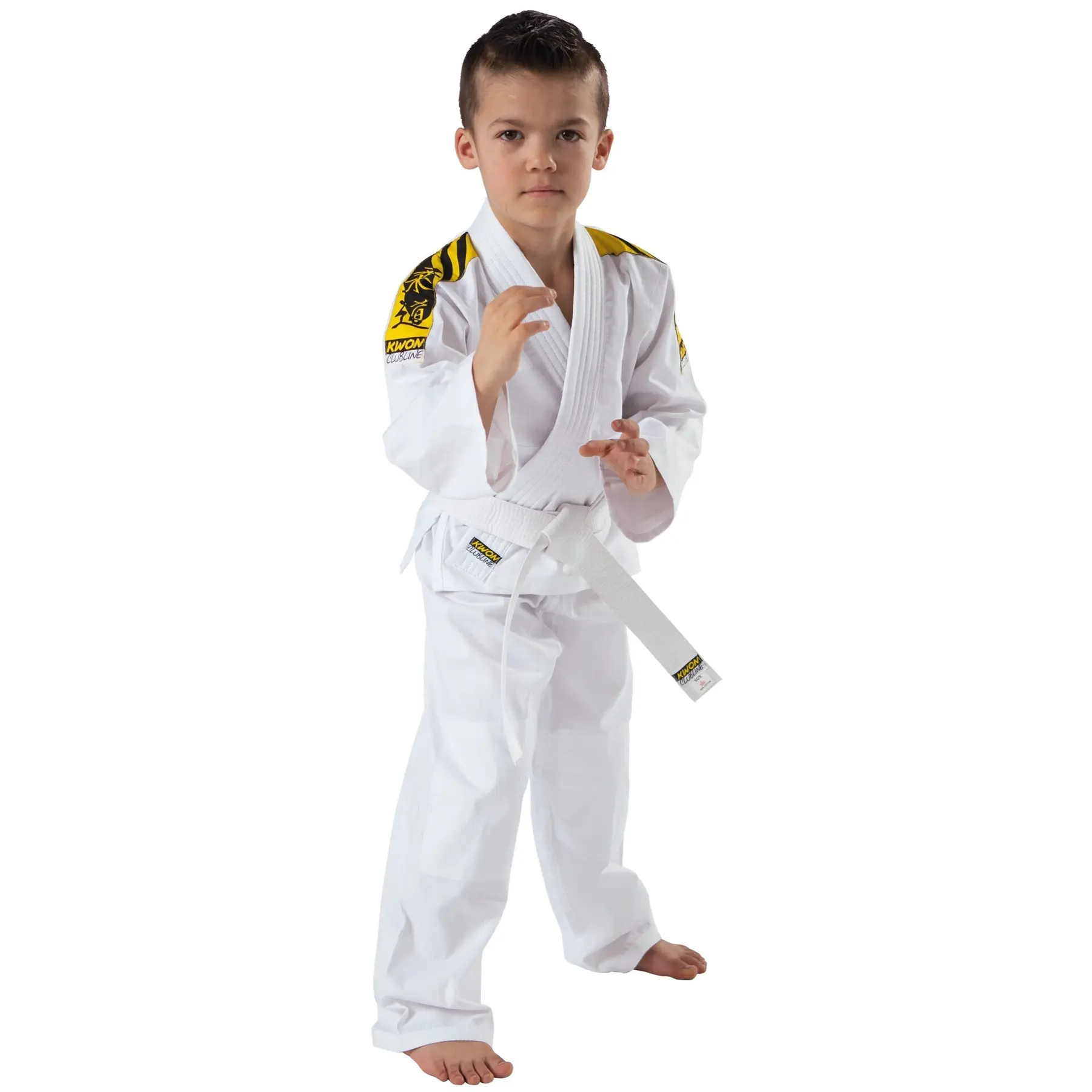 Judo-Kimono mit Streifen an den Schultern Kwon Clubline