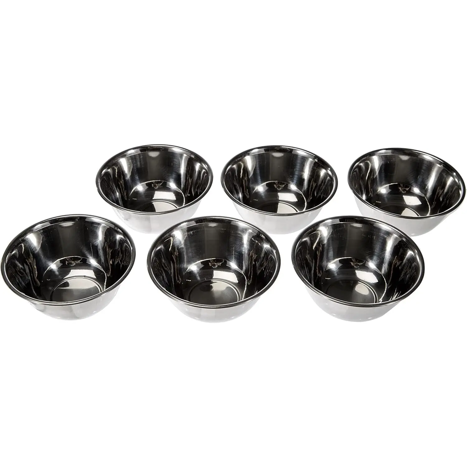 Set aus 6 kleinen rostfreien Schüsseln Lacor Garinox