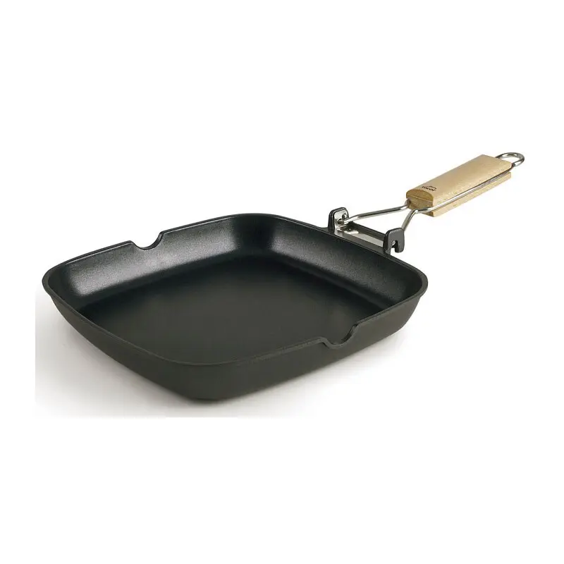 Poêle grill lisse rabattable Lacor SUA Poêle grill lisse rabattable Lacor SUA