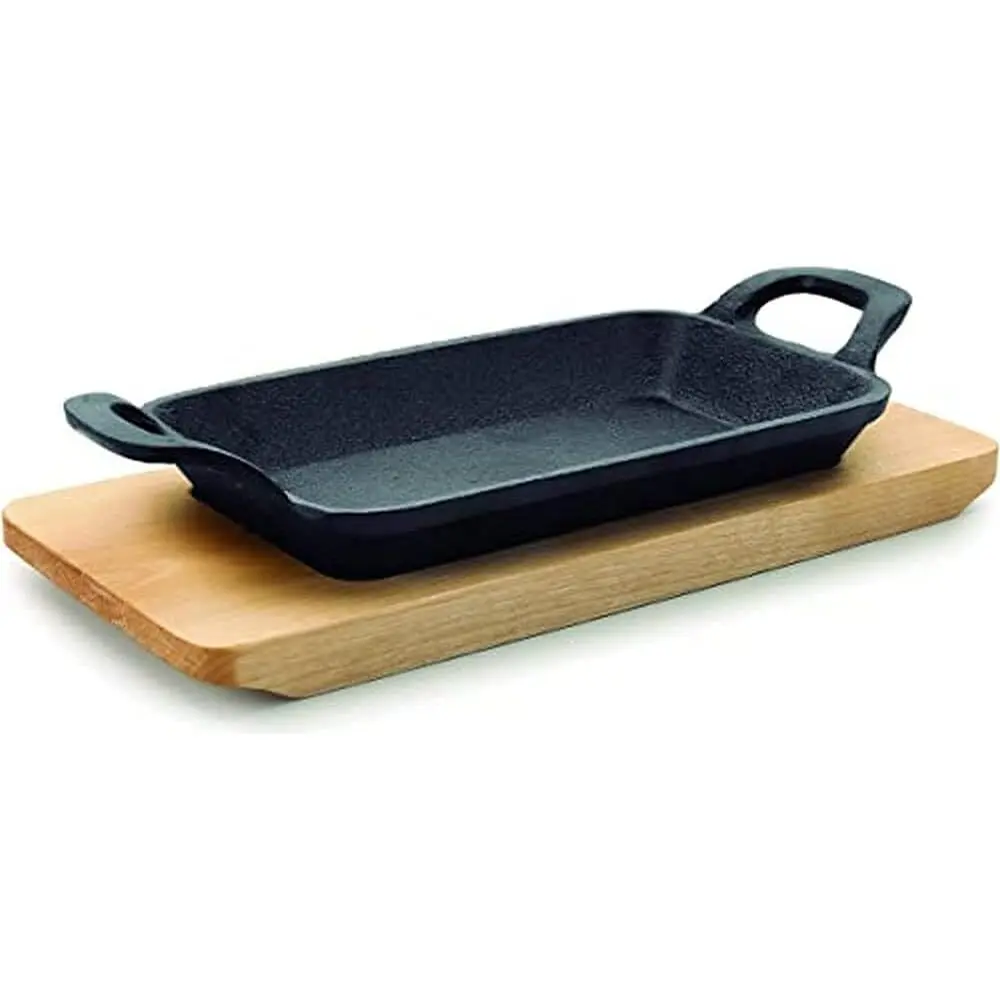 Mini plancha grill rectangle Lacor Magma 22,5x10x2,5 cm