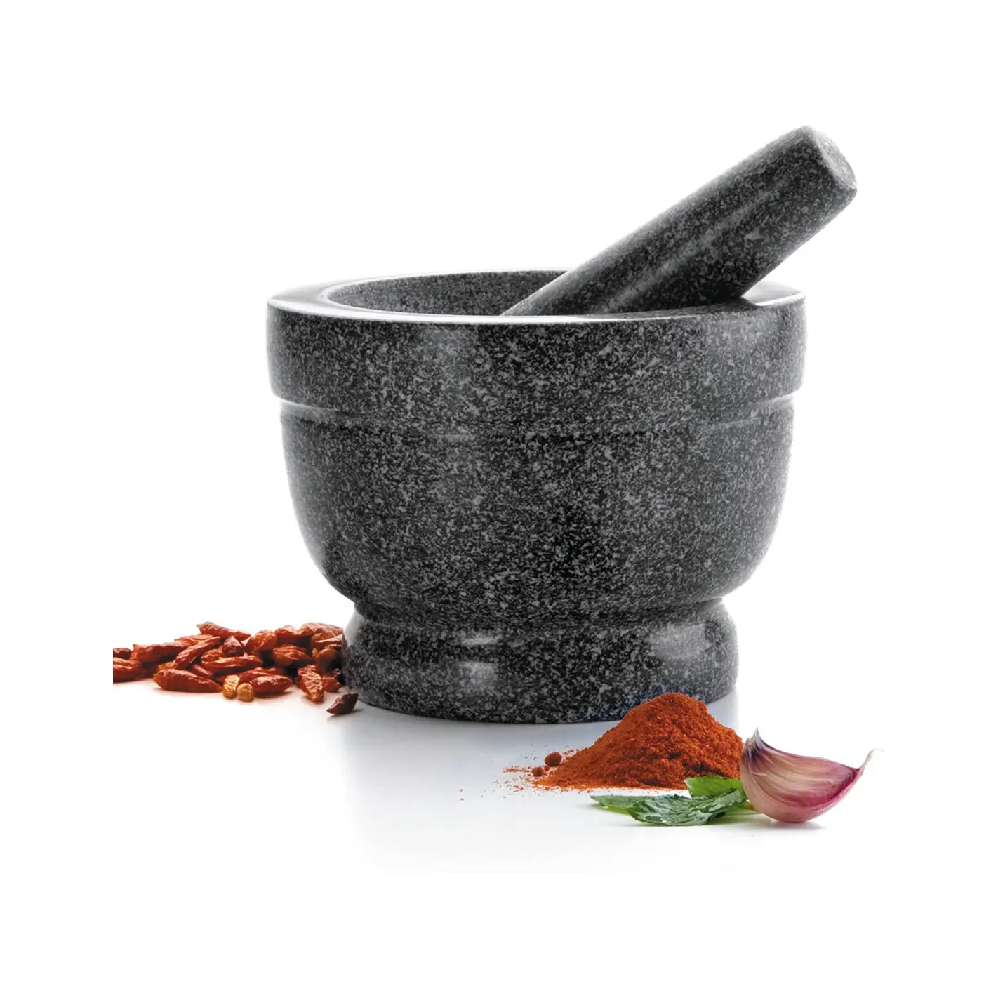 Ensemble mortier granit et un pilon Lacor 14x10 cm