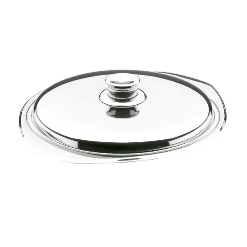 Deckel für Suppenschüssel aus Edelstahl Lacor 22 cm