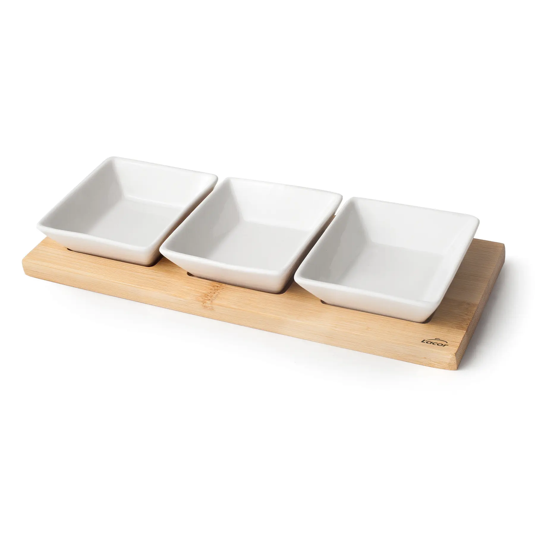 Plateau avec 3 bols Basic Lacor