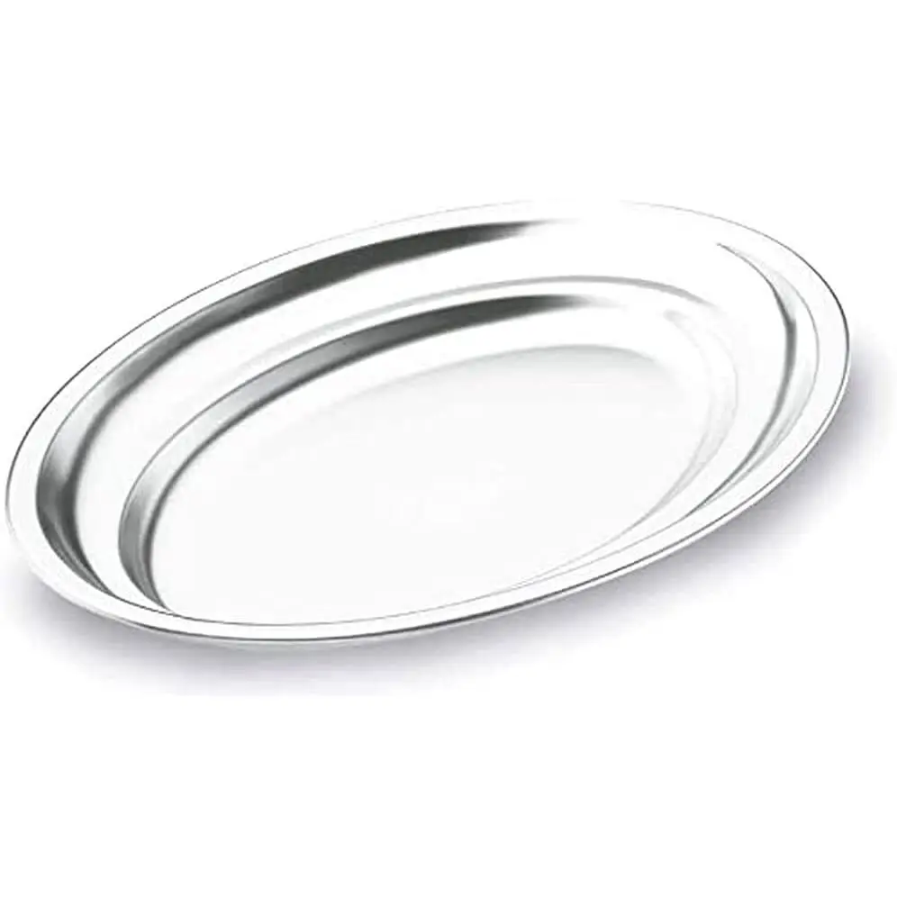 Plat oval inox Lacor 18% cr
