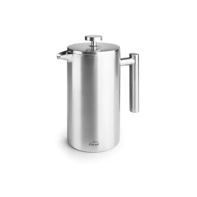 Cafetière à piston inox Lacor