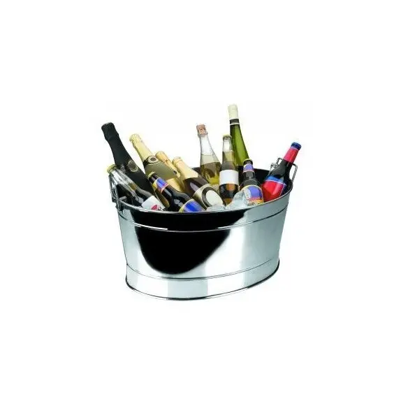 Seau lisse en inox Lacor