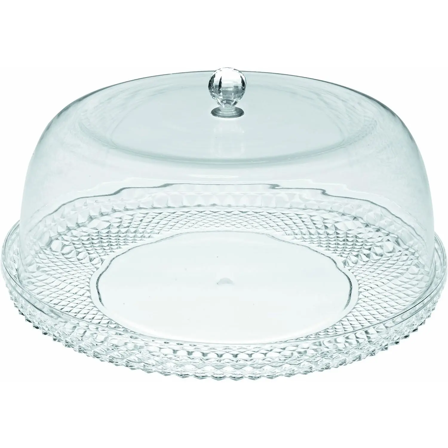 Cloche alimentaire couvre fromage/gâteau acrylique Lacor