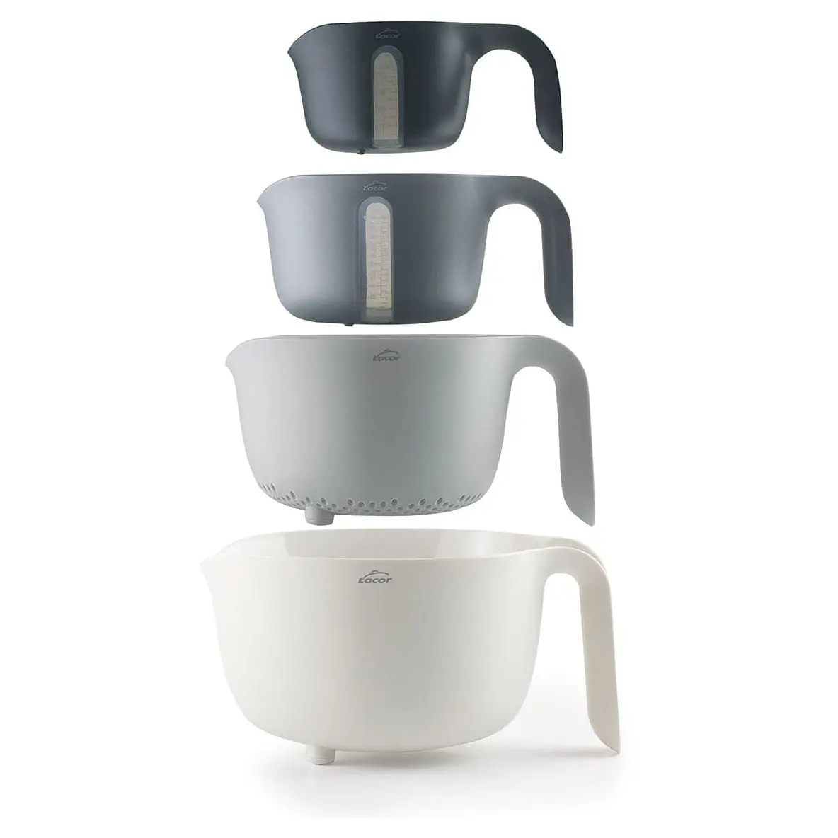 Lot de 4 piècecs bol practic Lacor