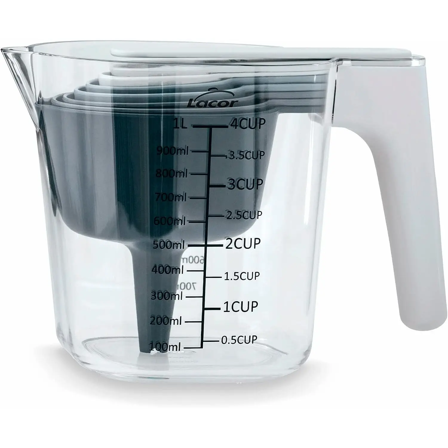 Verre doseur avec louches Lacor