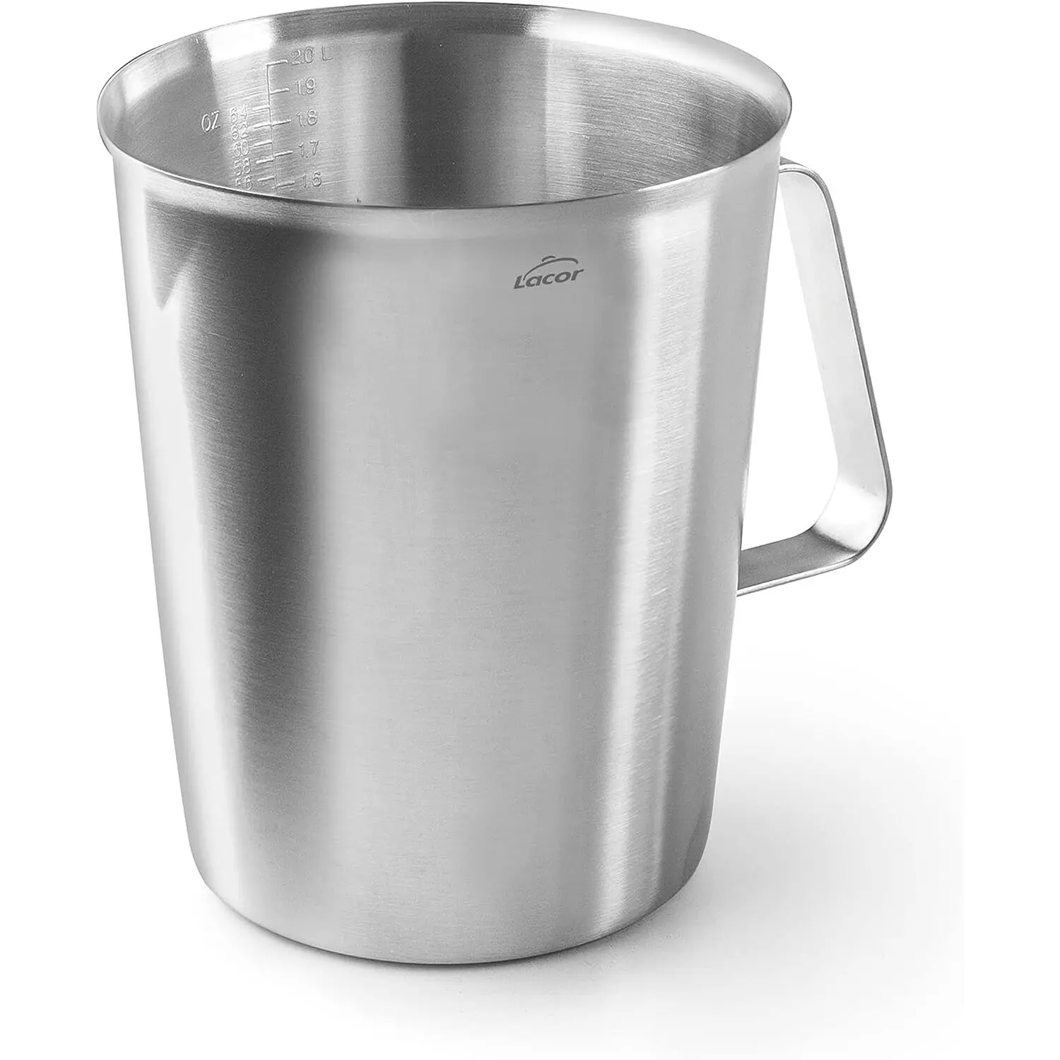 Pot mesureur inox Lacor 18/10 - 2L