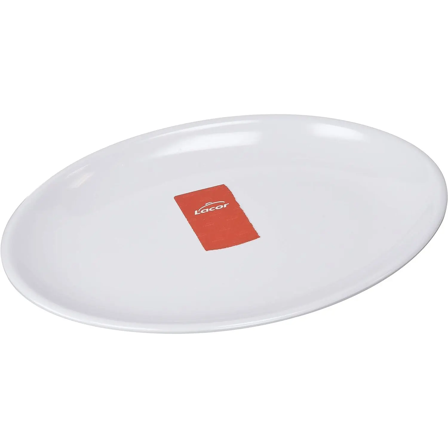 Ovale Platte aus Melamin Lacor 250x183x22 mm