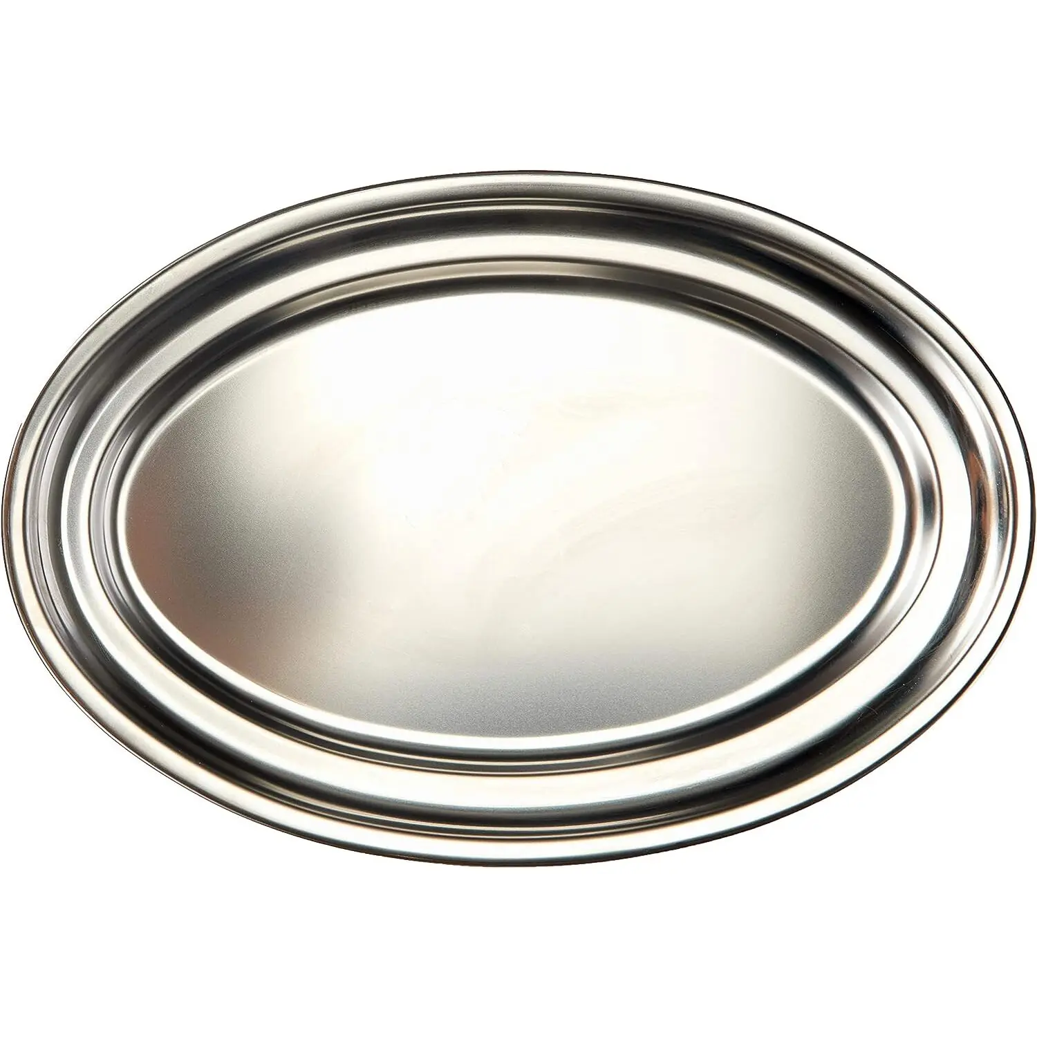 Plat ovale en inox Lacor 18/10 - 40 cm