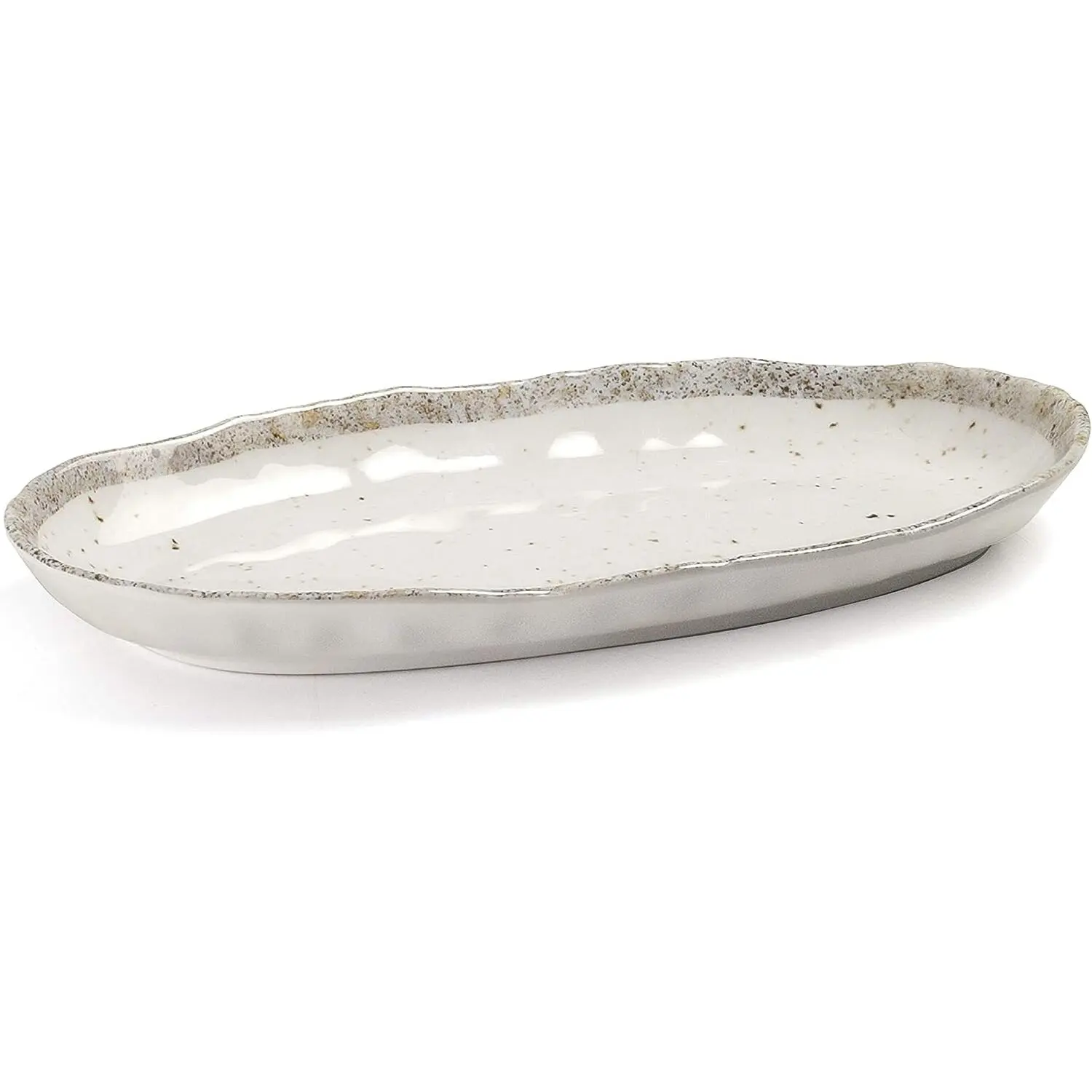 Plat ovale en mélamine Lacor Earth 25,4x13x2,9 cm Plat ovale en mélamine Lacor Earth 25,4x13x2,9 cm