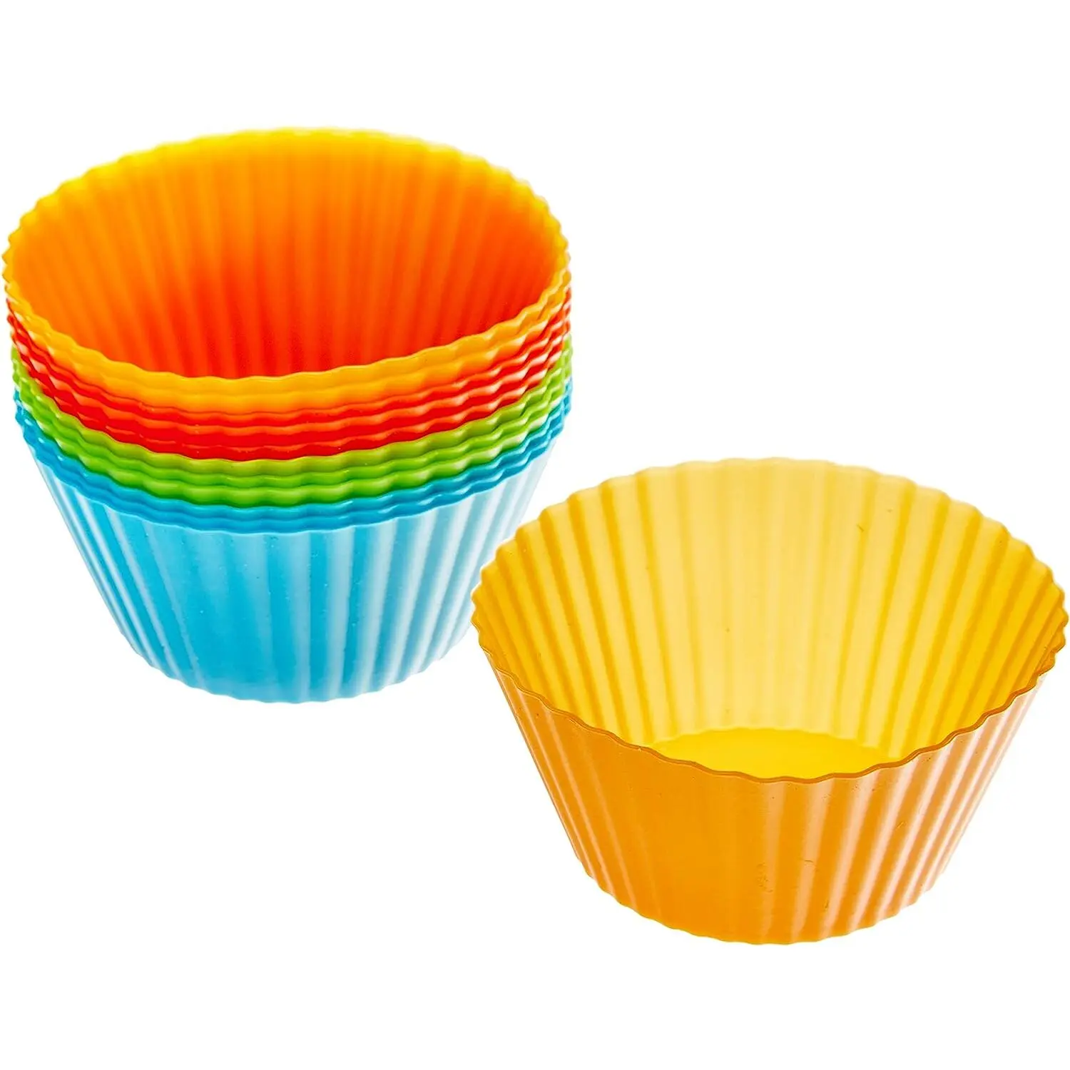 Lot de 12 moules en silicone Lacor Muffin