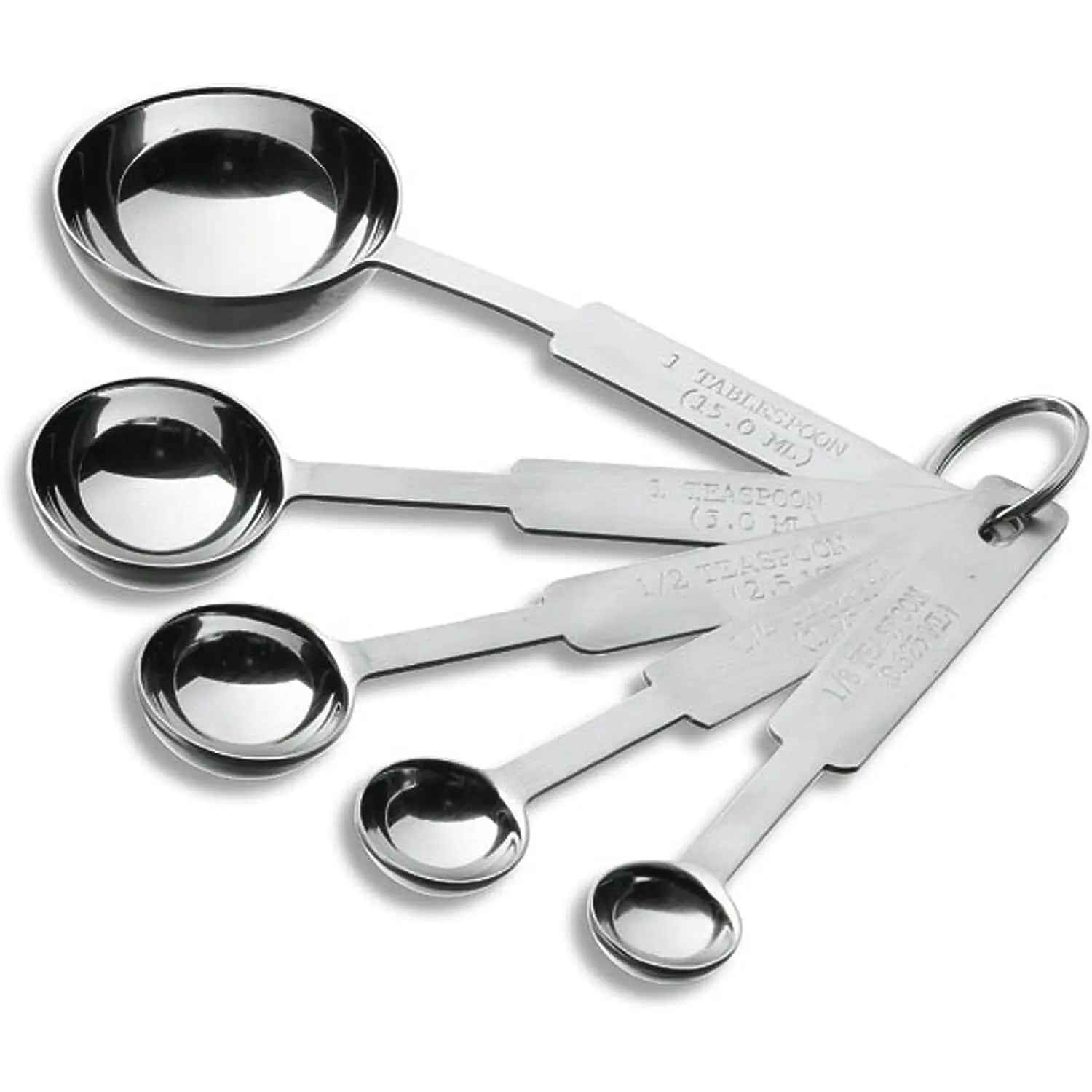 Set aus 5 Dosierlöffeln Lacor 18/10