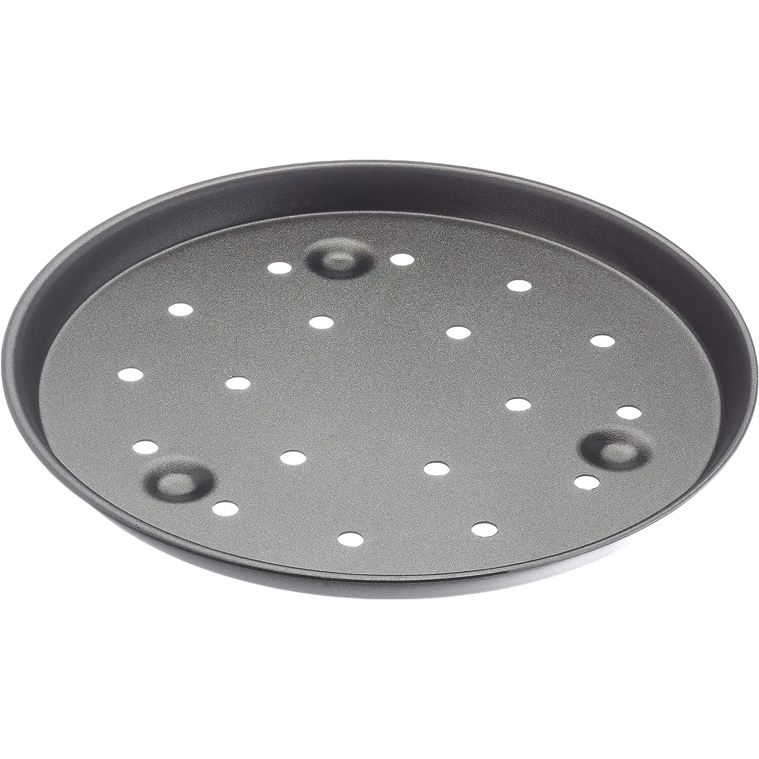 Plat à pizza perforée en aluminium Lacor 24 cm