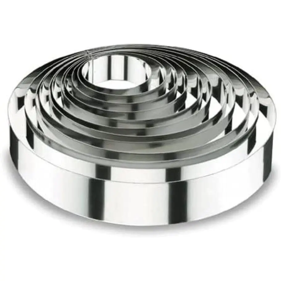 Cercle à mousse Lacor 18/10 - 12x4 cm