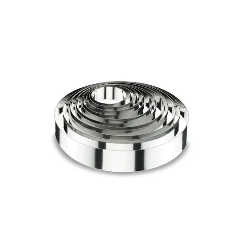 Cercle à mousse Lacor 18/10 - 24x4 cm