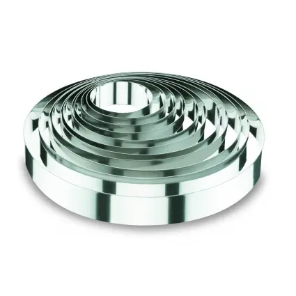 Cercle à tarte rond en inox Lacor 18/10 - 7X6 cm
