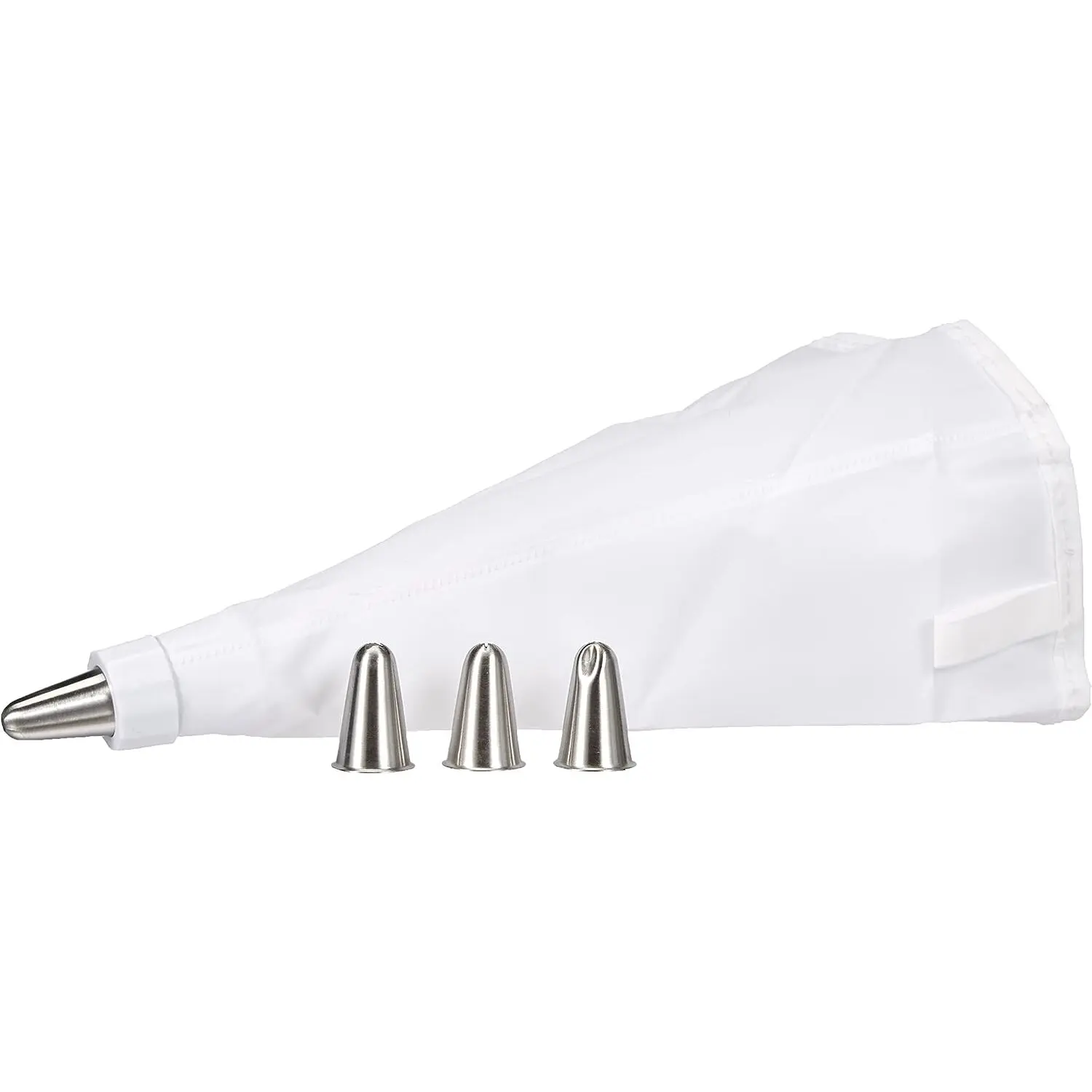 Poche à douille à décorer + 4 douilles en inox Lacor