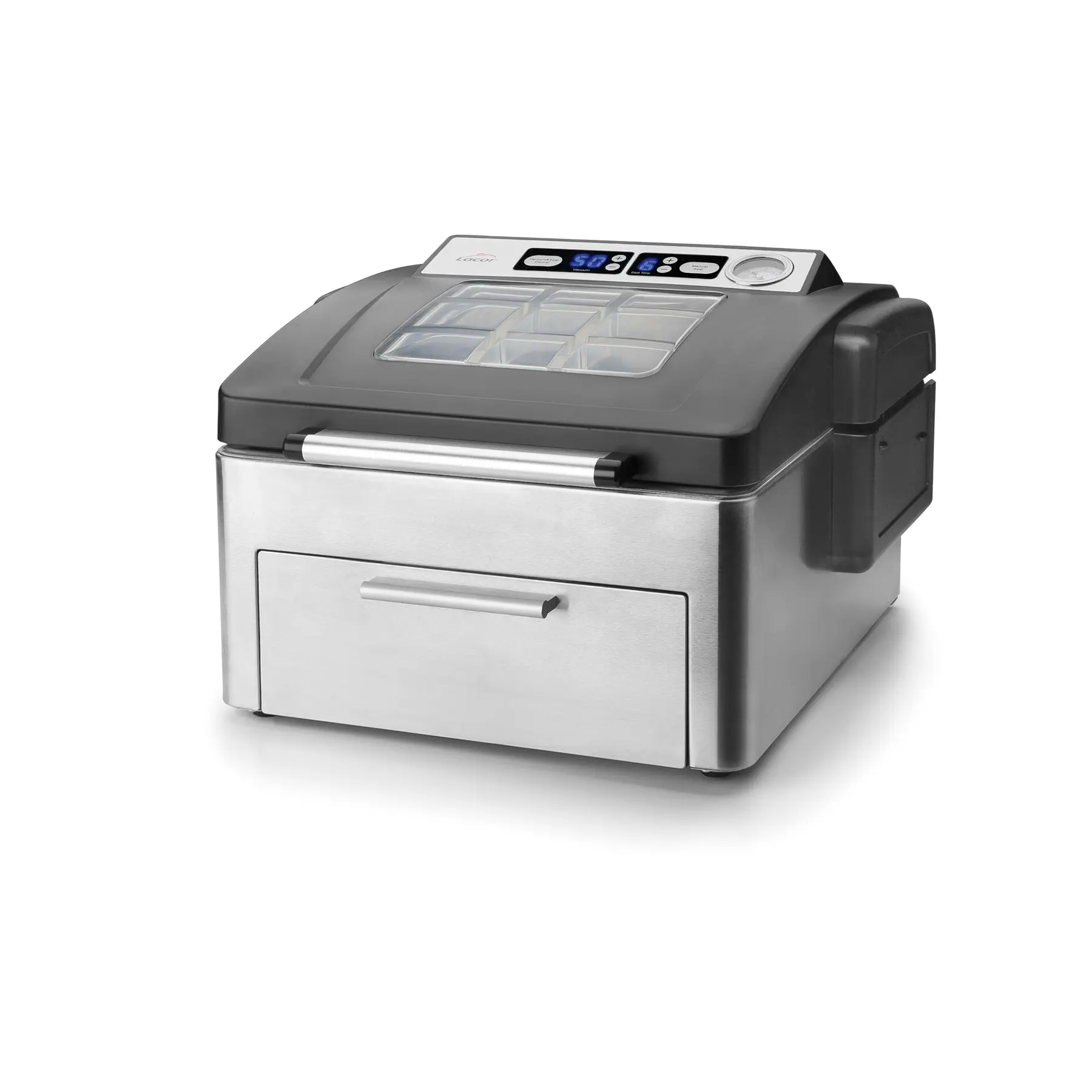 Lacor Schwarz/Silber 69352, Vakuumiergerät, - Image 3