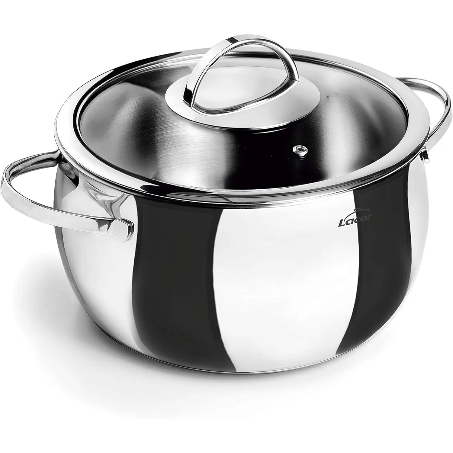 Marmite avec couvercle Lacor Belly 24 cm