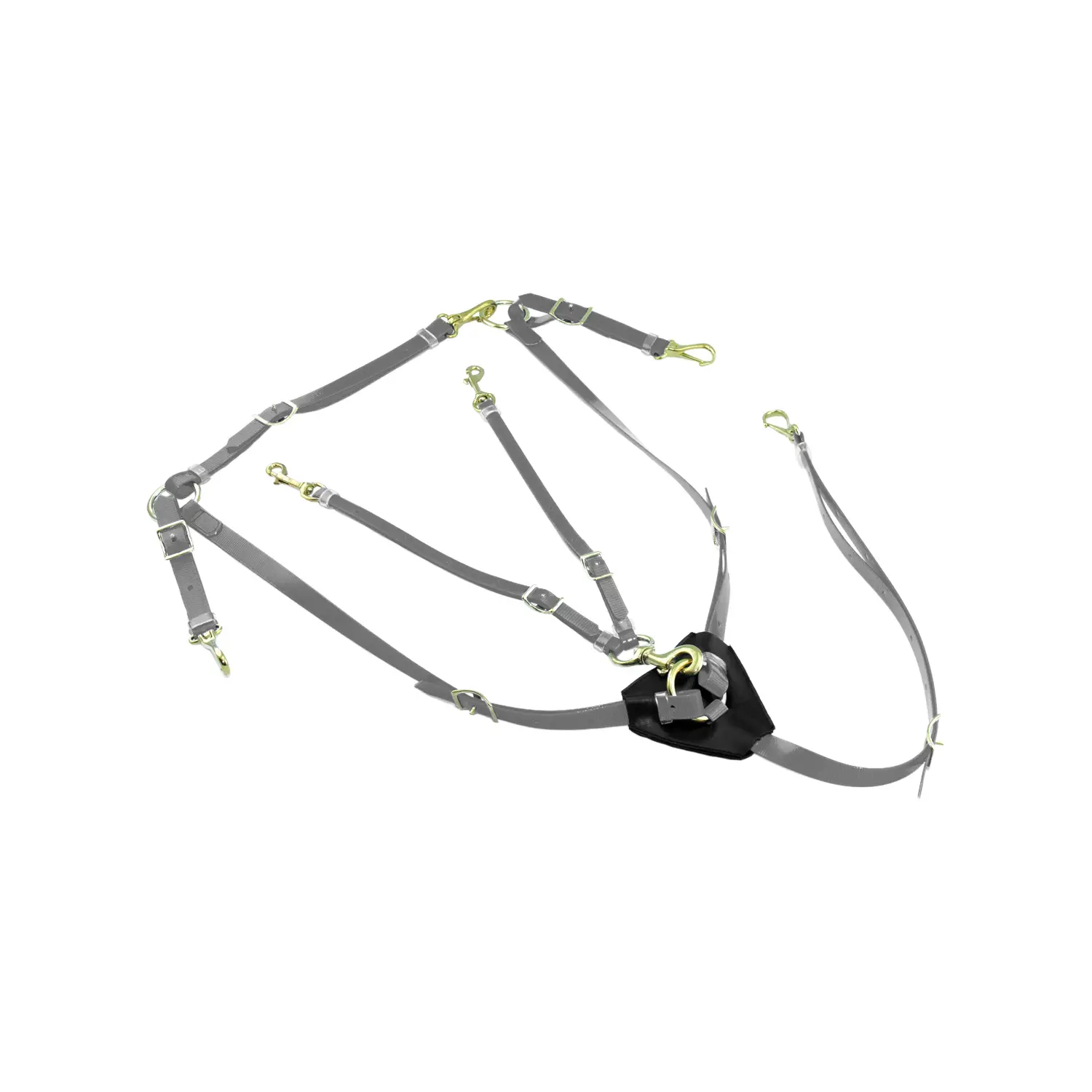 Biothane hunting collar with martingale for horse Lakota