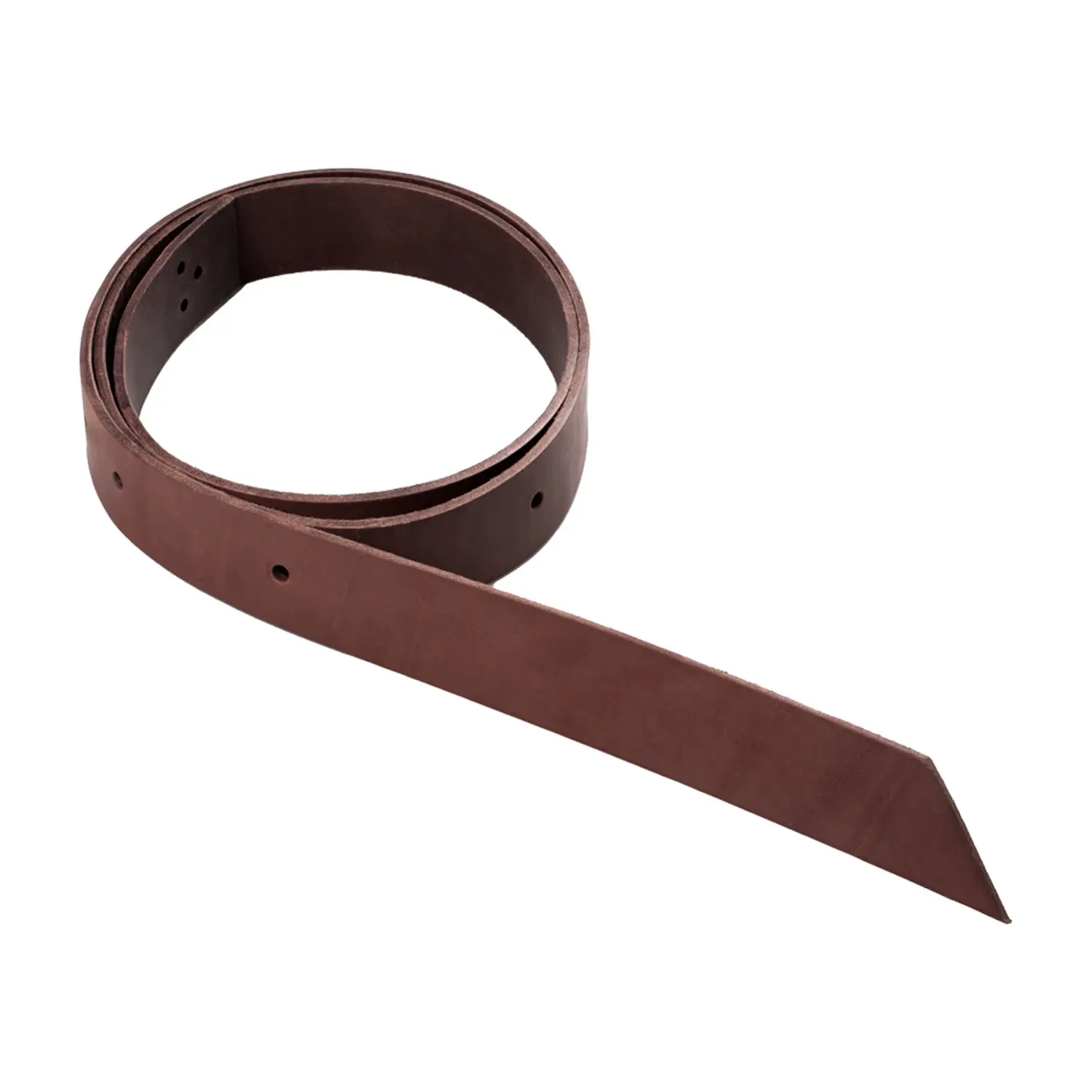 Western leather saddle strap Lakota