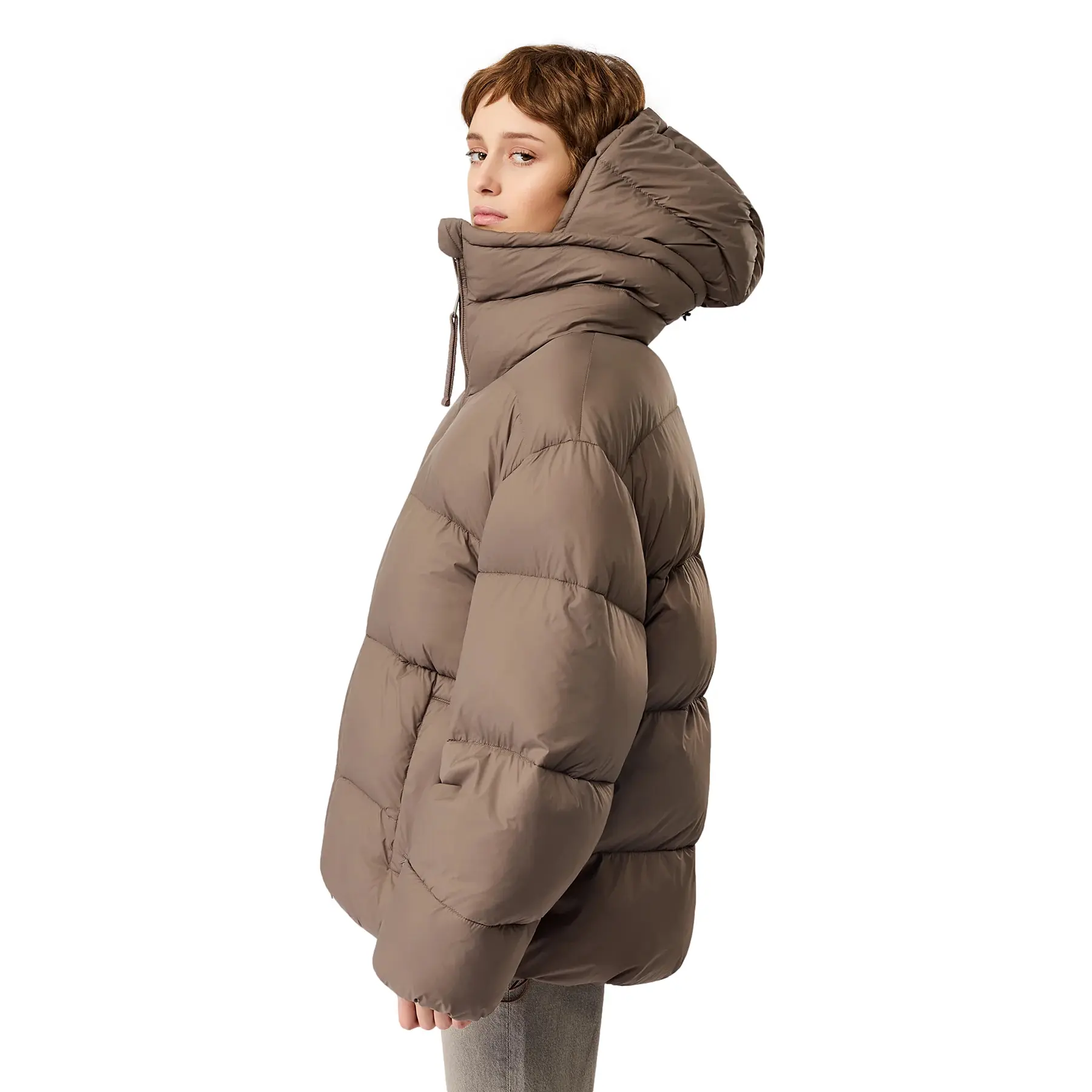 Damen Steppjacke mit hohem Kragen LangerChen