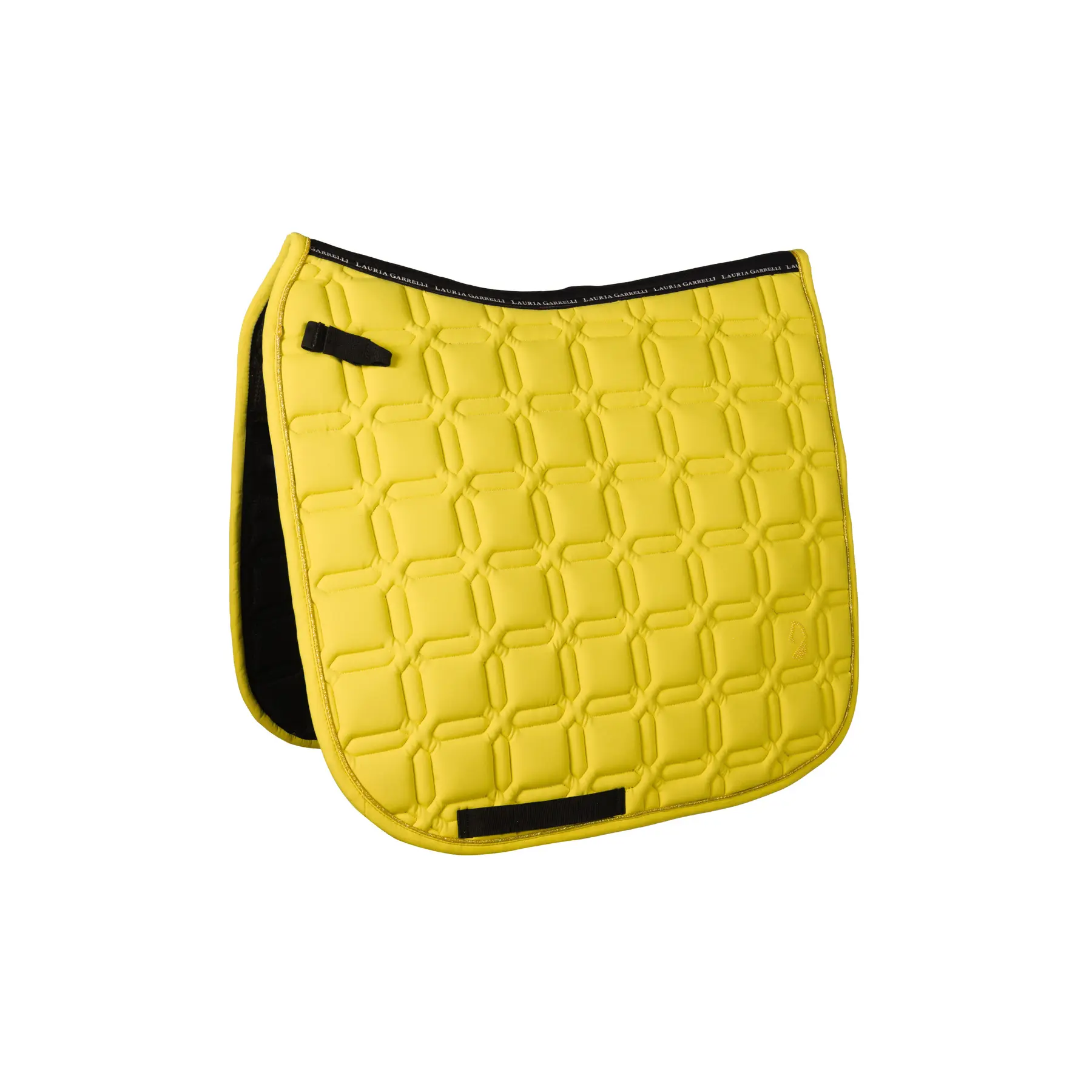 Dressage saddle pad for horses Lauria Garrelli Limone Elegant
