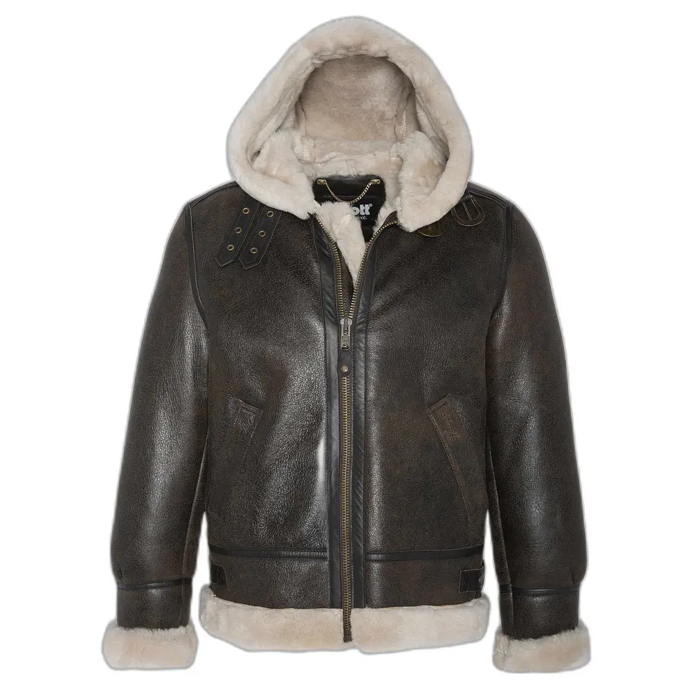Fliegerjacke mit Kapuze Schott