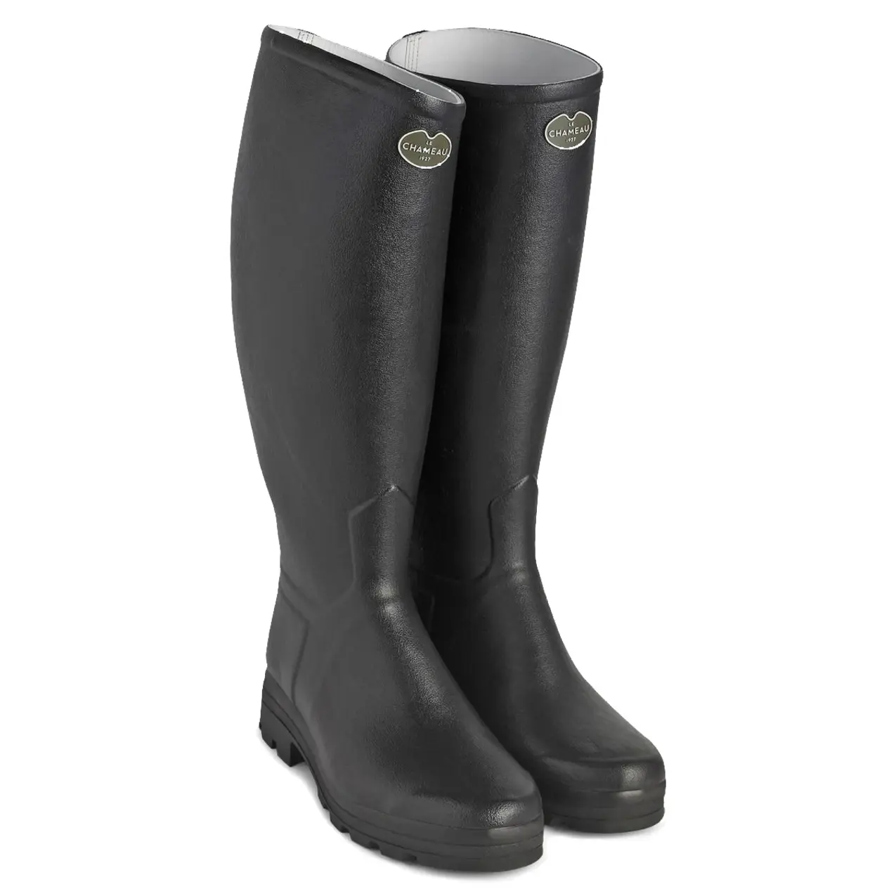 Doppelt gefütterte Lederstiefel Damen Le Chameau Saint-Hubert