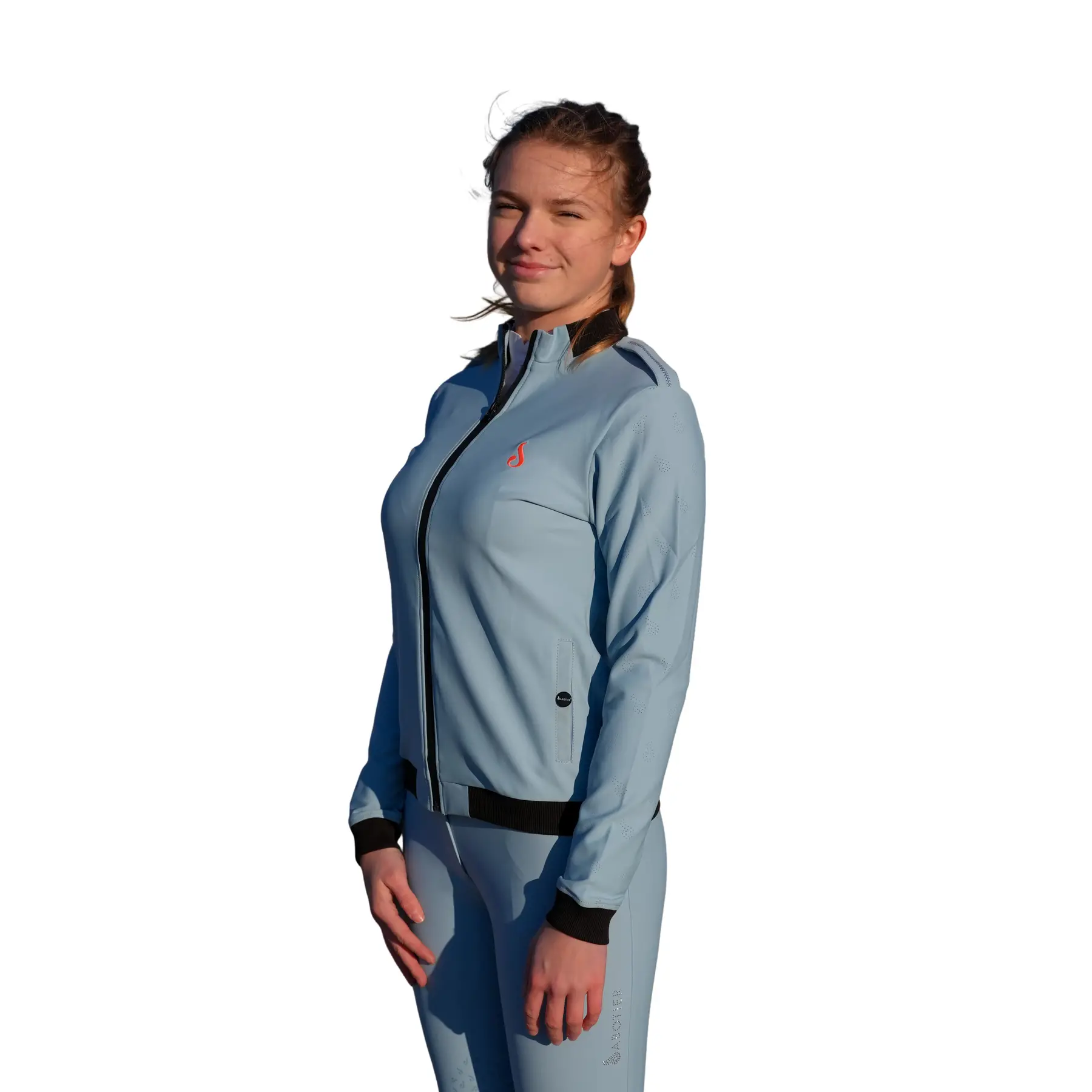 Felpa tecnica con zip completa donna Le Sabotier Lucette