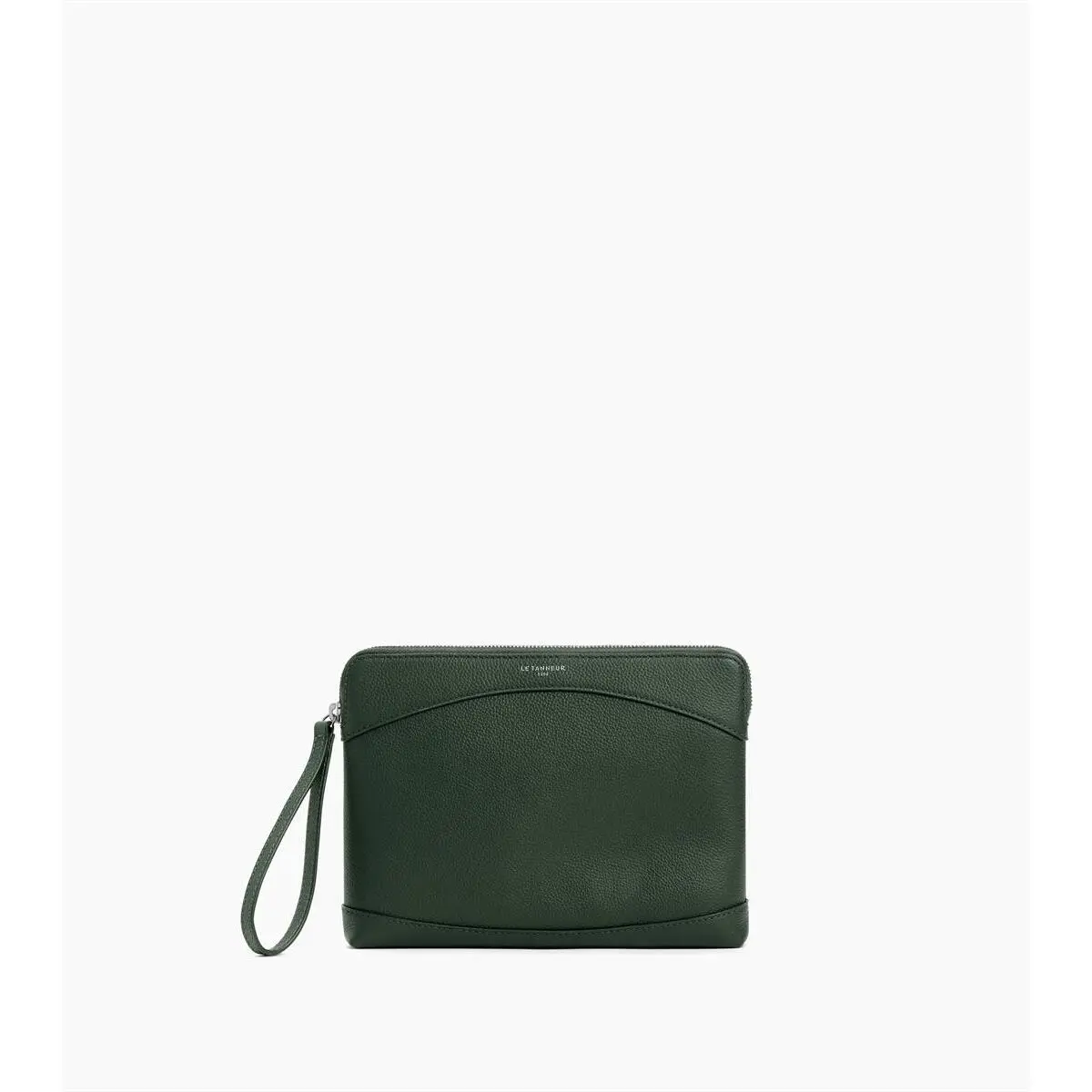 Pochette con zip e martellato donna Le Tanneur