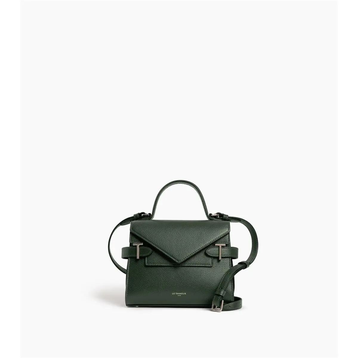 Borsa a mano con doppio pattina donna Le Tanneur