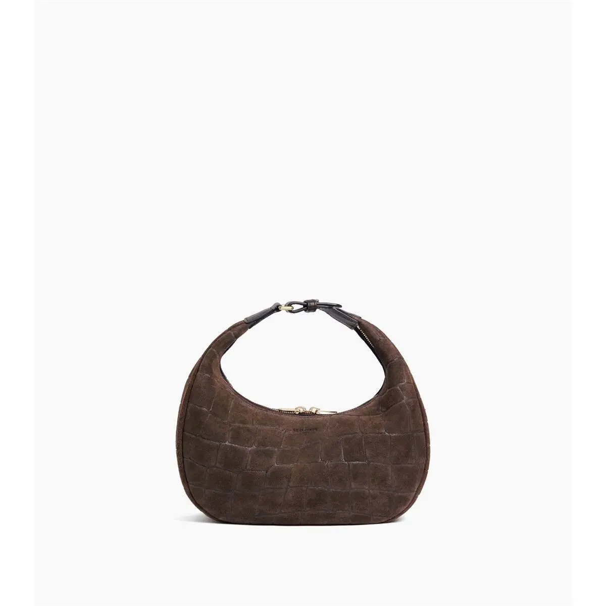 Borsa a mano croco donna Le Tanneur Hobo Refente