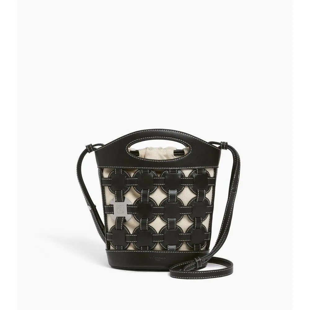 Borsa a secchiello bicolore donna Le Tanneur